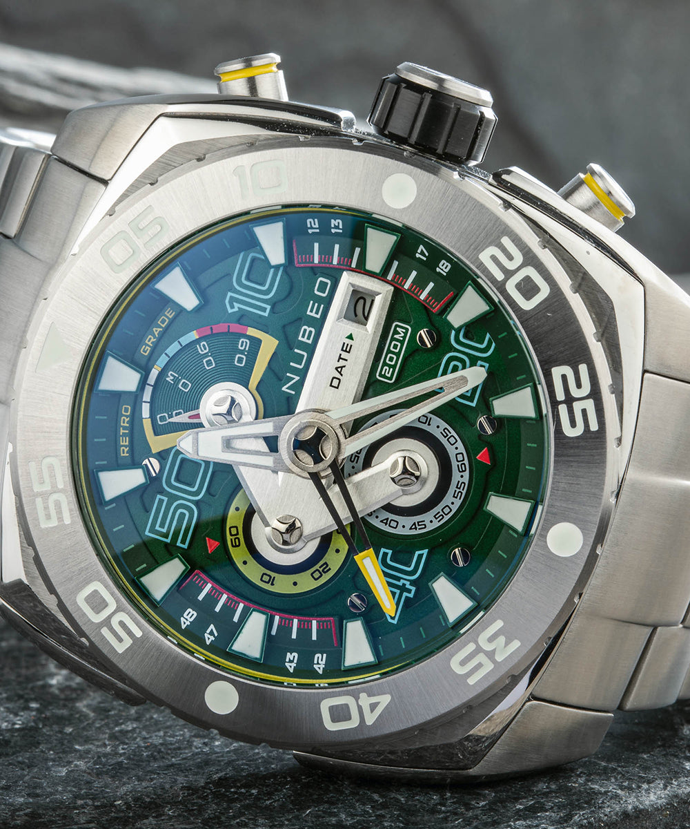 NUBEO Nubeo Ingenuity Men's Japanese Quartz Canham Watch NB-6056-33 (Damaged Packaging)