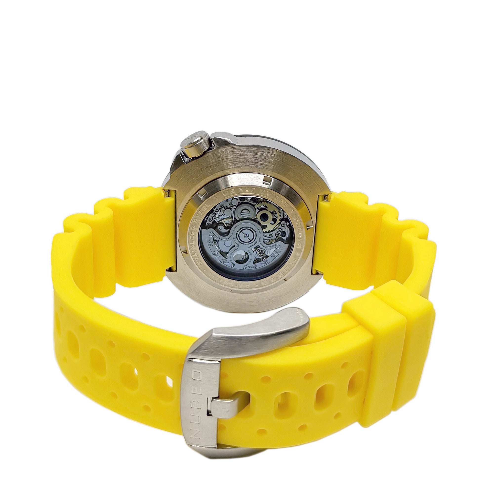NUBEO Nubeo Space Cassini Men's Automatic Skeleton Hazard Watch NB-6058-01
