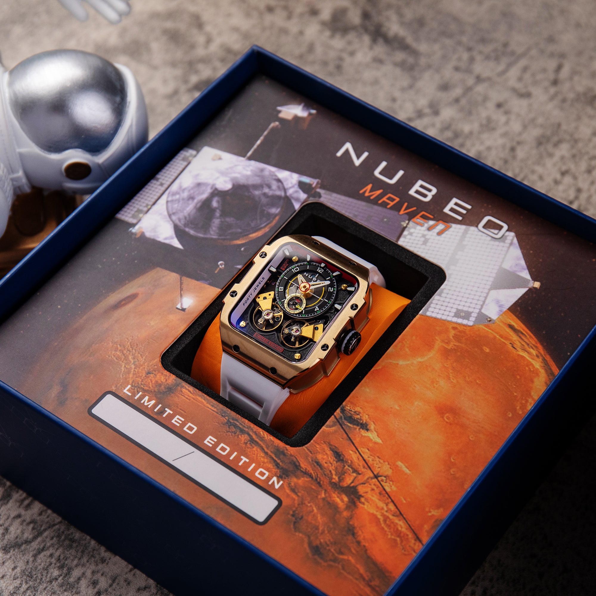 Nubeo Nubeo Maven Automatic Limited Edition Gold Men's Watch NB-6077-02