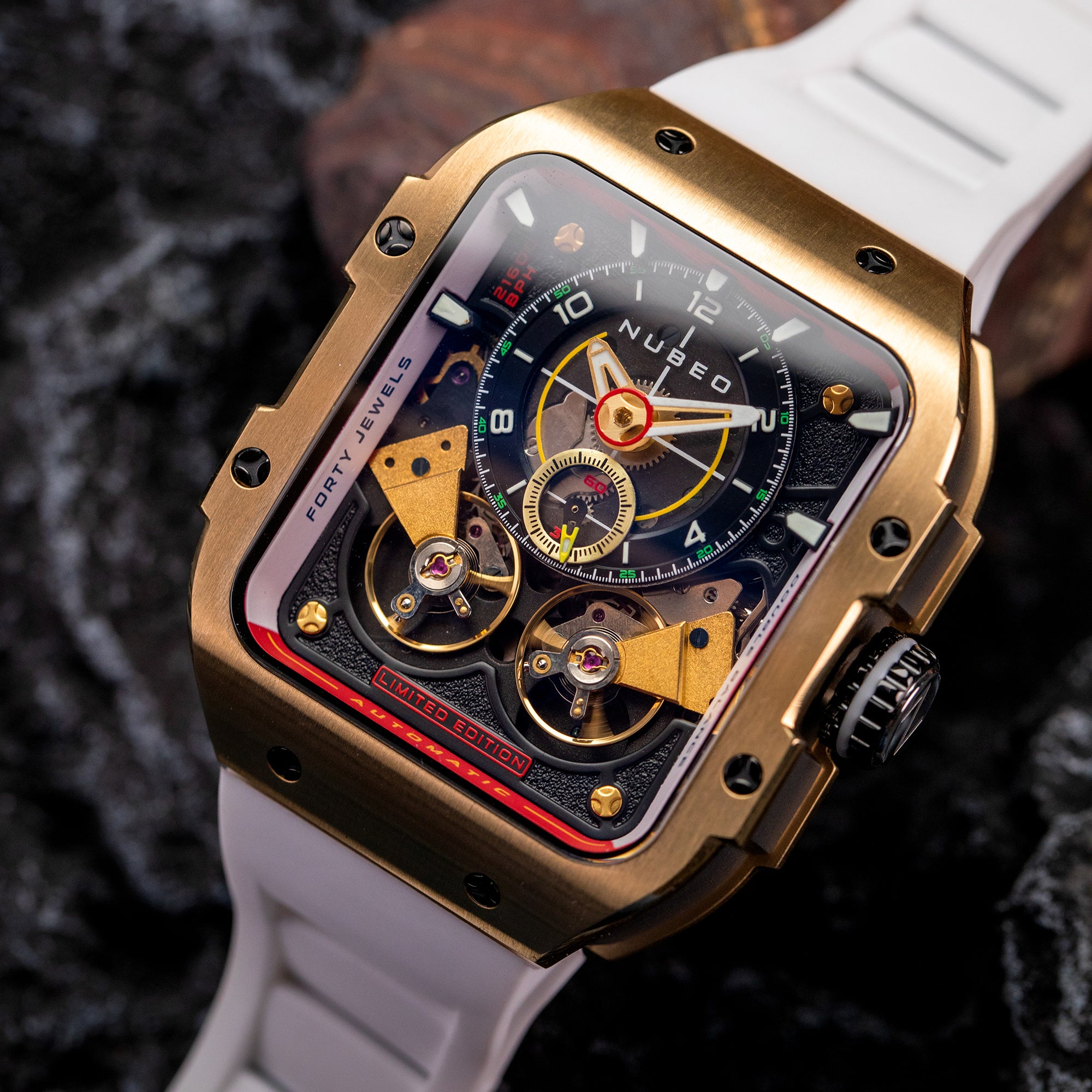 Nubeo Nubeo Maven Automatic Limited Edition Gold Men's Watch NB-6077-02