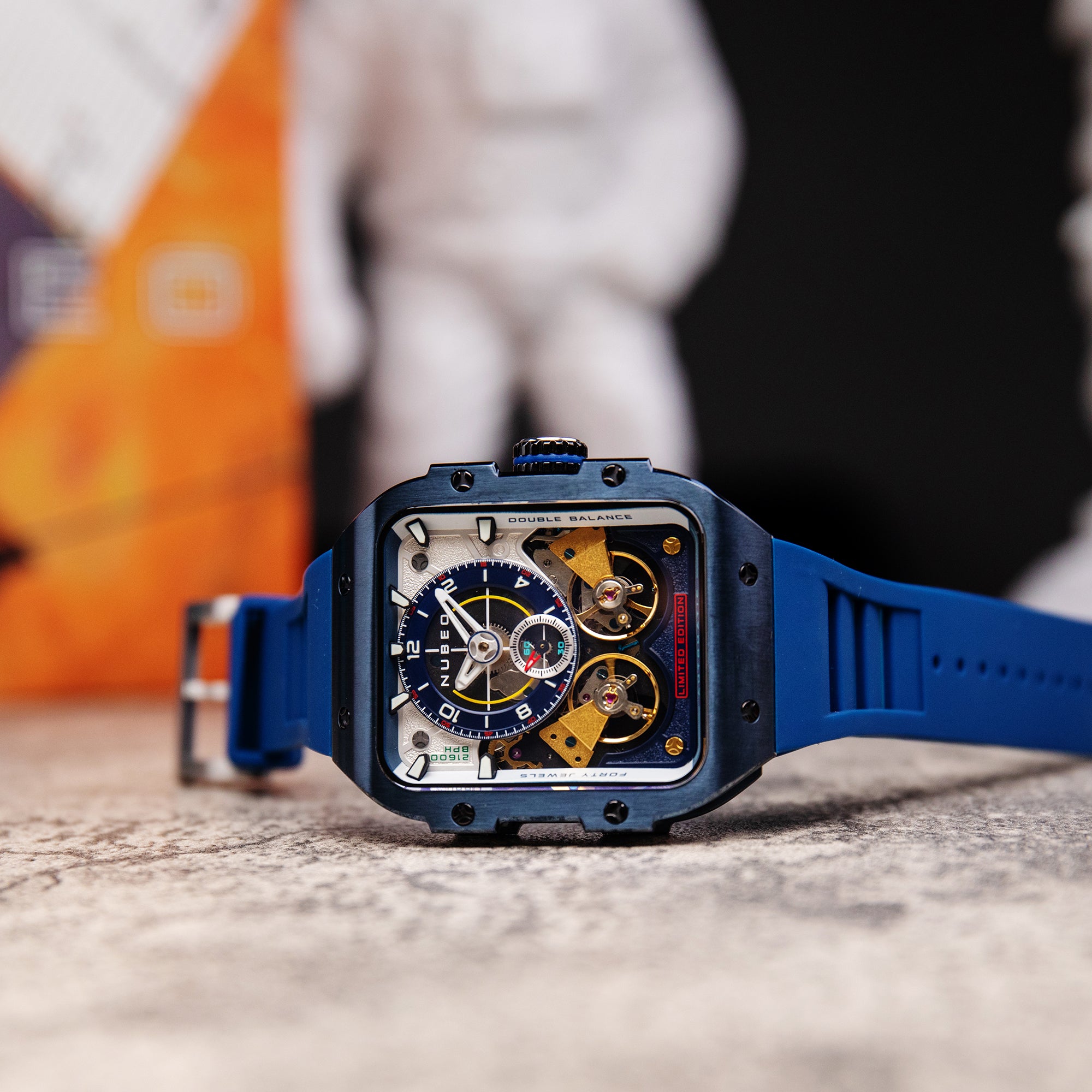 Nubeo Nubeo Maven Automatic Limited Edition Deep Blue Men's Watch NB-6077-04