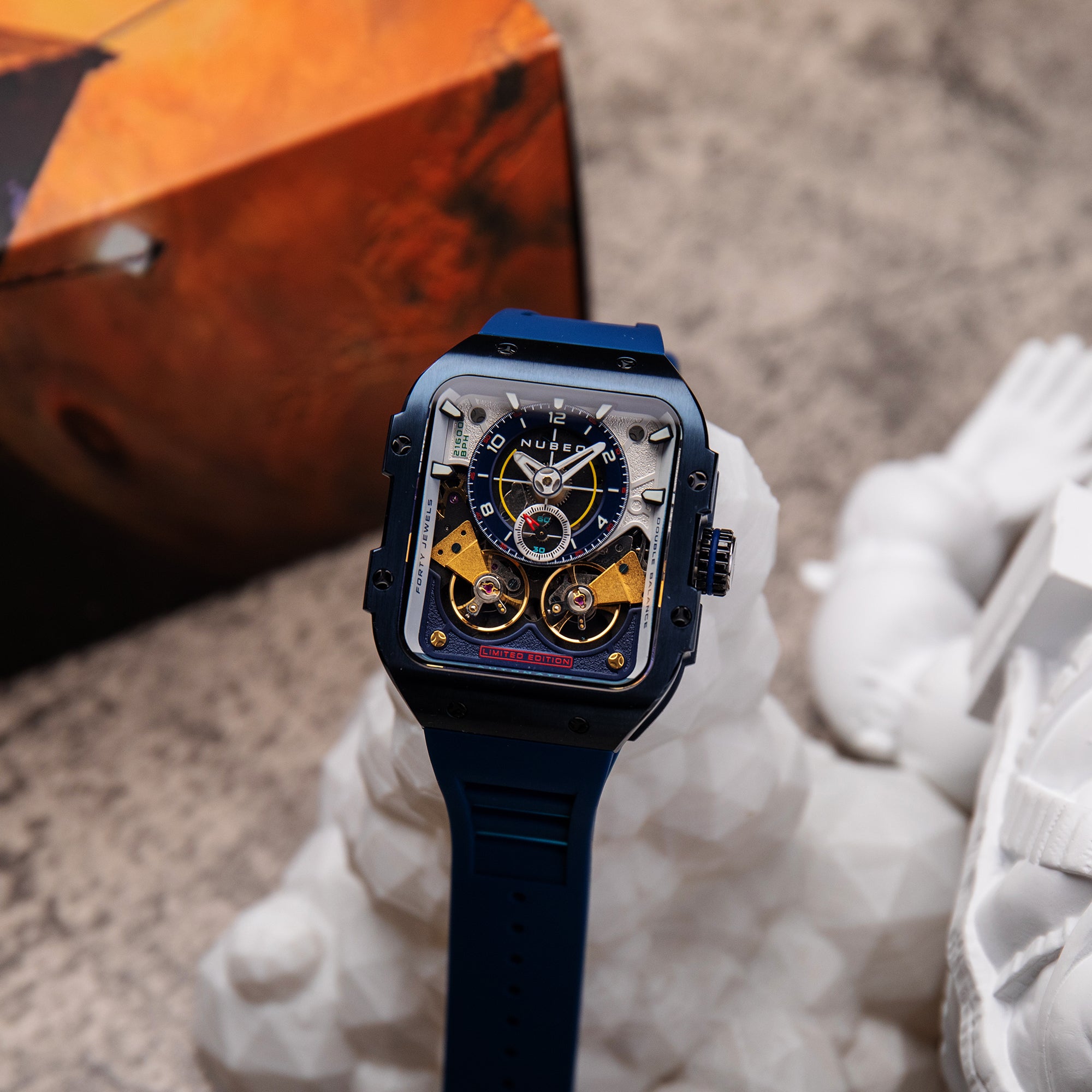 Nubeo Nubeo Maven Automatic Limited Edition Deep Blue Men's Watch NB-6077-04