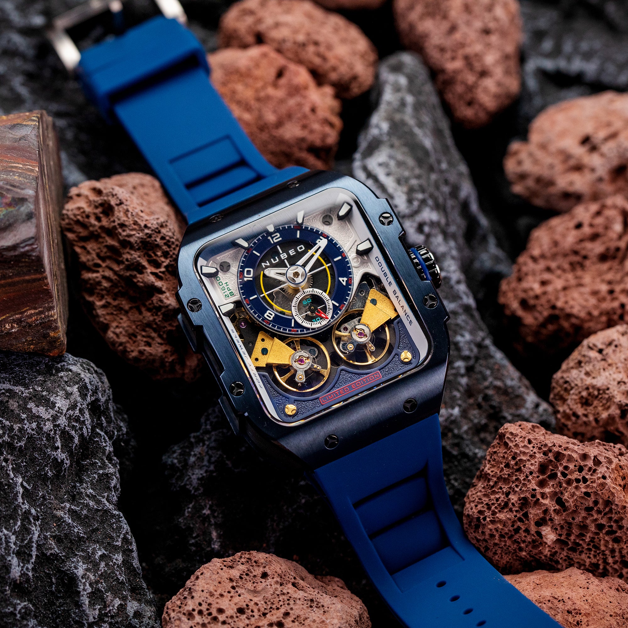 Nubeo Nubeo Maven Automatic Limited Edition Deep Blue Men's Watch NB-6077-04