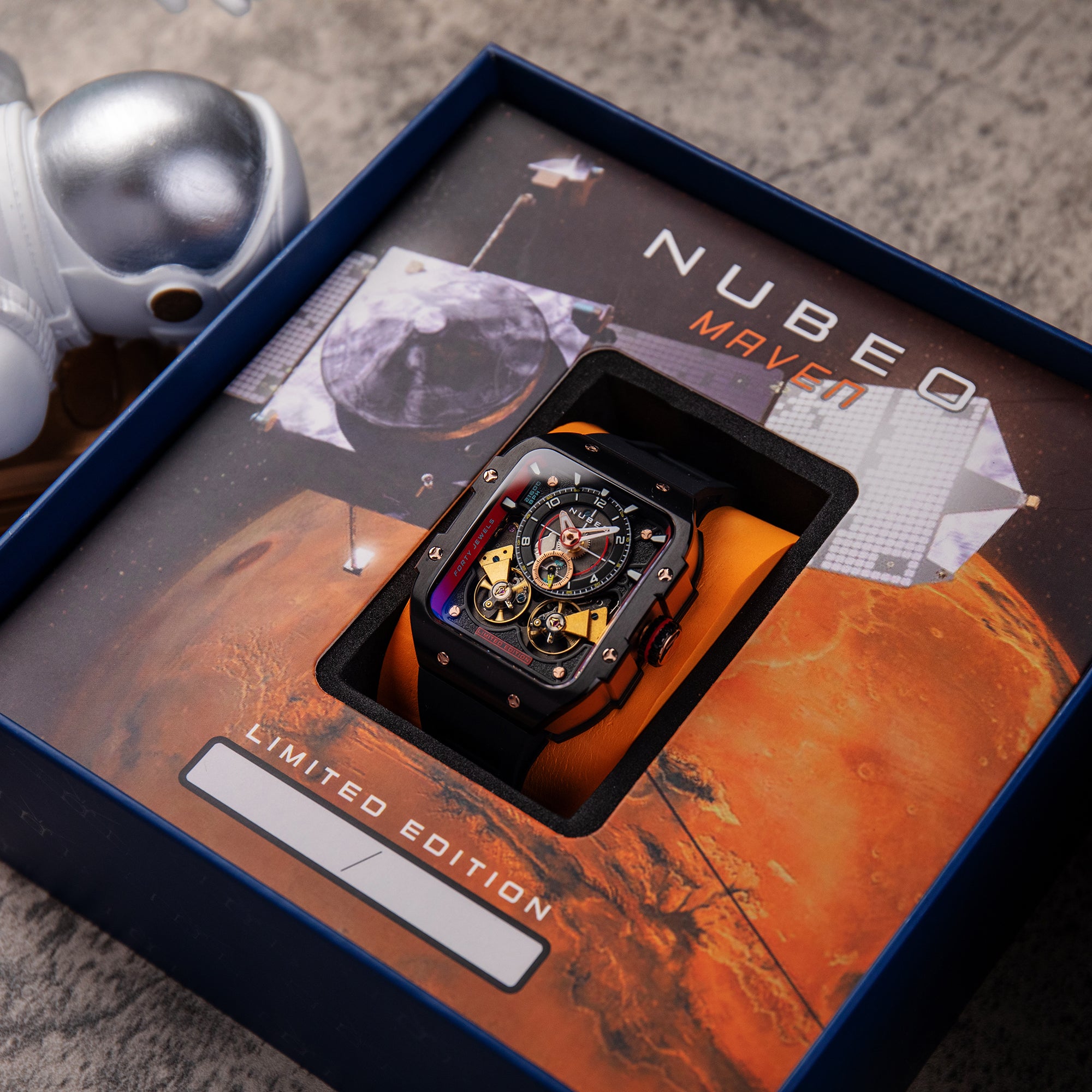 Nubeo Nubeo Maven Automatic Limited Edition Black Men's Watch NB-6077-05