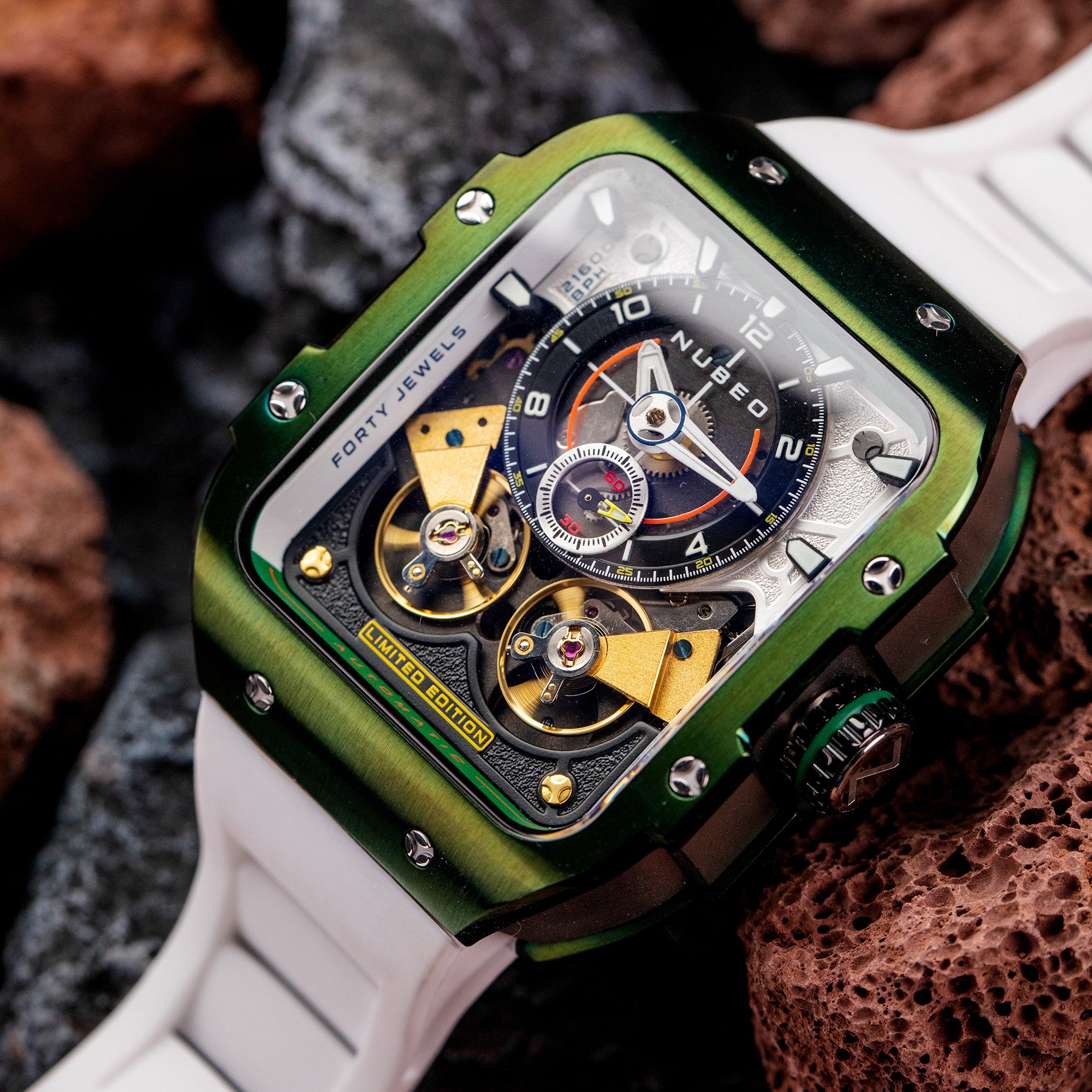 Nubeo Nubeo Maven Automatic Limited Edition Industry Green Men's Watch NB-6077-06
