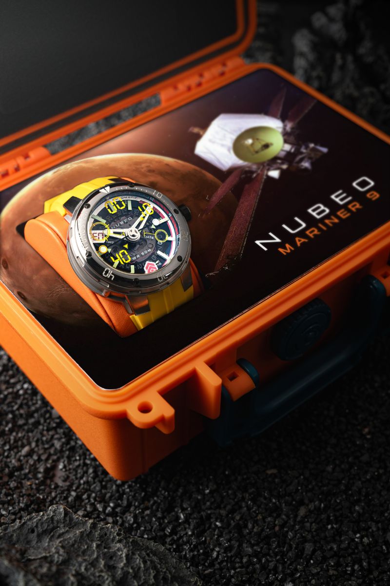 NUBEO Nubeo Mariner 9 Automatic Limited Edition Space Foil Men's Watch NB-6090-11