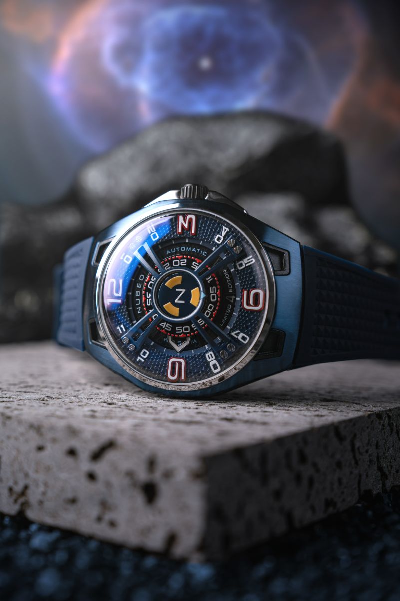 NUBEO Nubeo Oao Automatic Limited Edition Proto Blue Men's Watch NB-6094-03