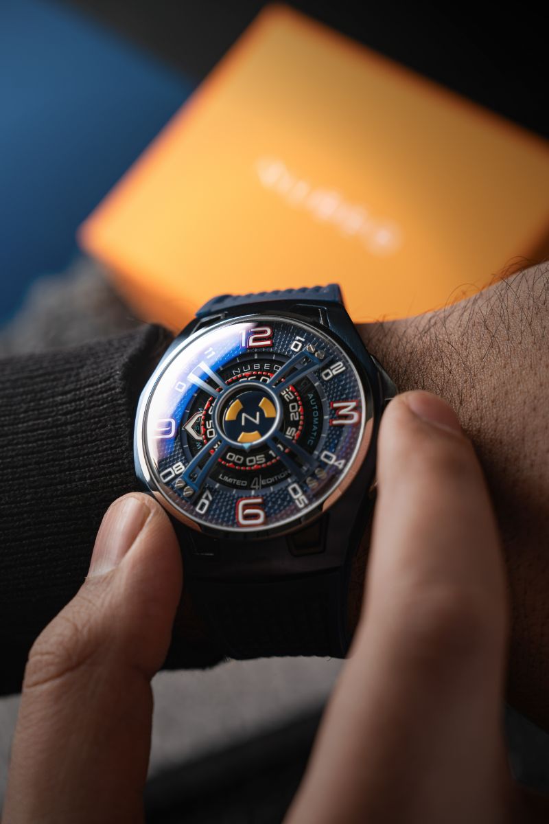 NUBEO Nubeo Oao Automatic Limited Edition Proto Blue Men's Watch NB-6094-03