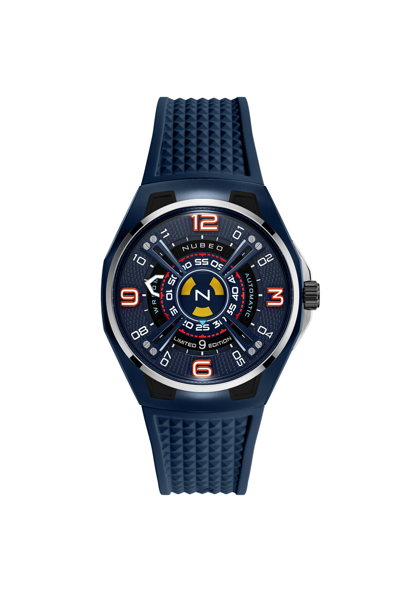 NUBEO Nubeo Oao Automatic Limited Edition Proto Blue Men's Watch NB-6094-03