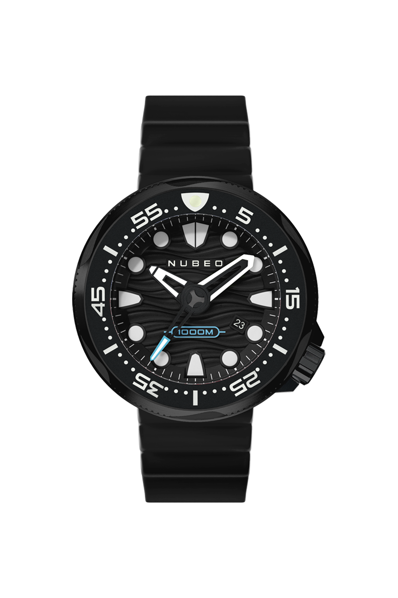 NUBEO Nubeo Ventana Limited Edition Avra Black Automatic Men's Watch NB-6102-05