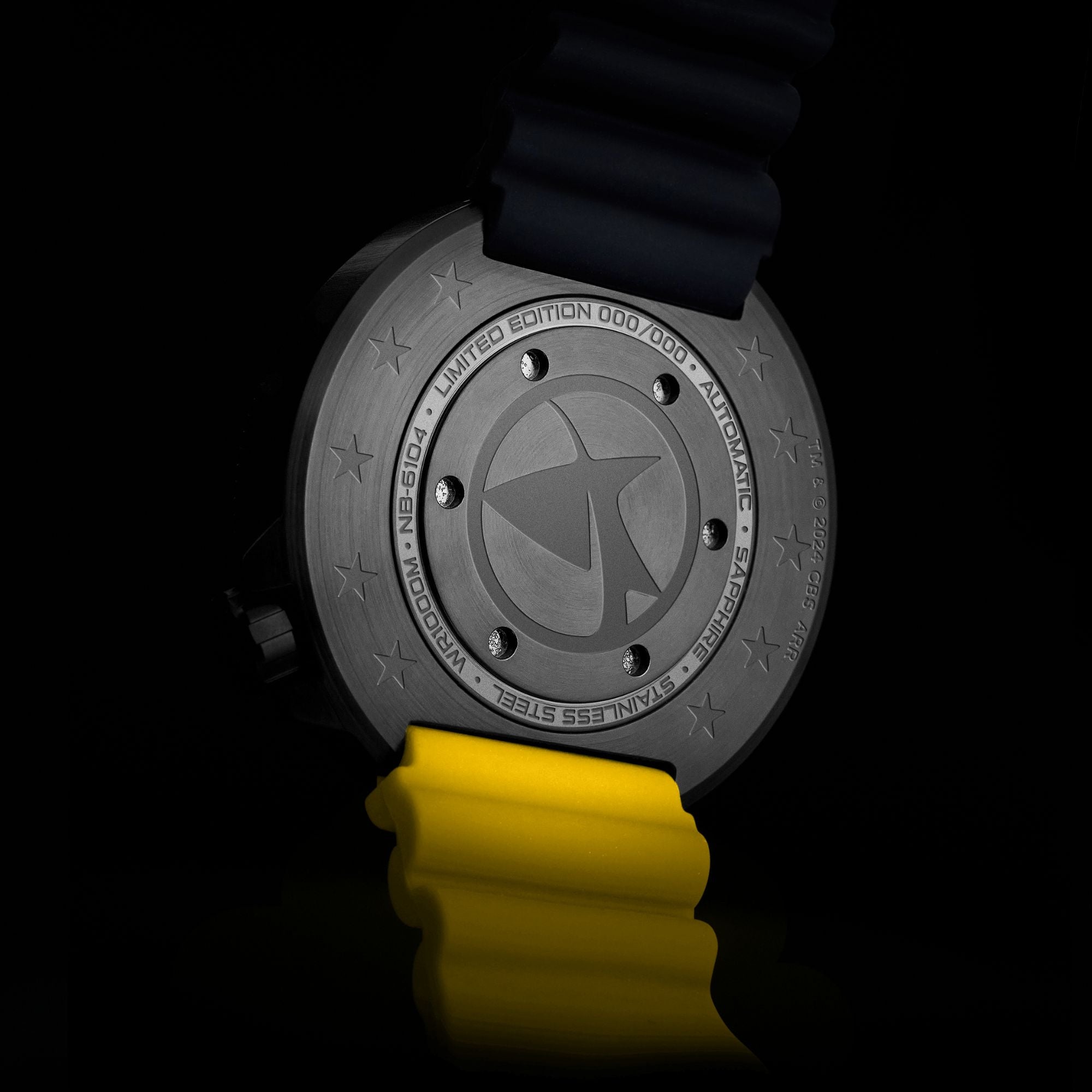 NUBEO Nubeo Ventana Automatic Star Trek Starfleet Limited Edition Command Yellow Men's Watch NB-6104-01