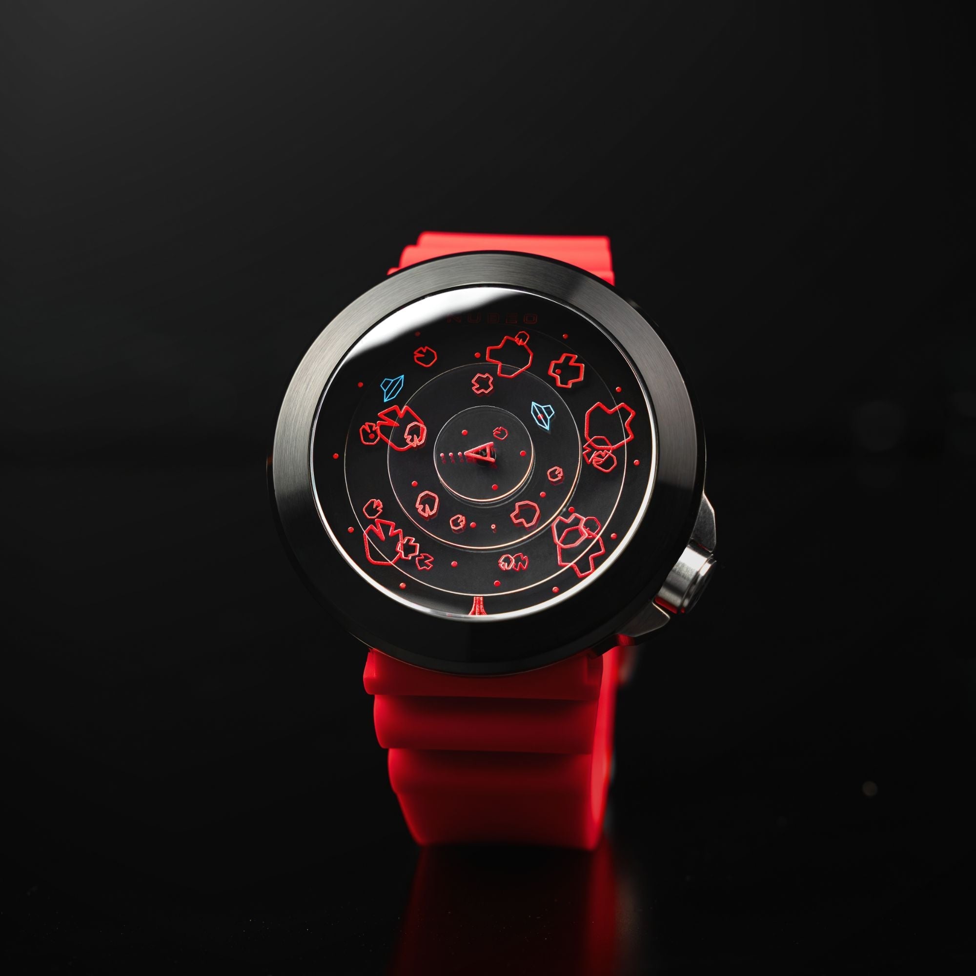 NUBEO Nubeo Ventana Automatic Atari Asteroids 45th Limited Edition Supernova Red Men's Watch NB-6111-02
