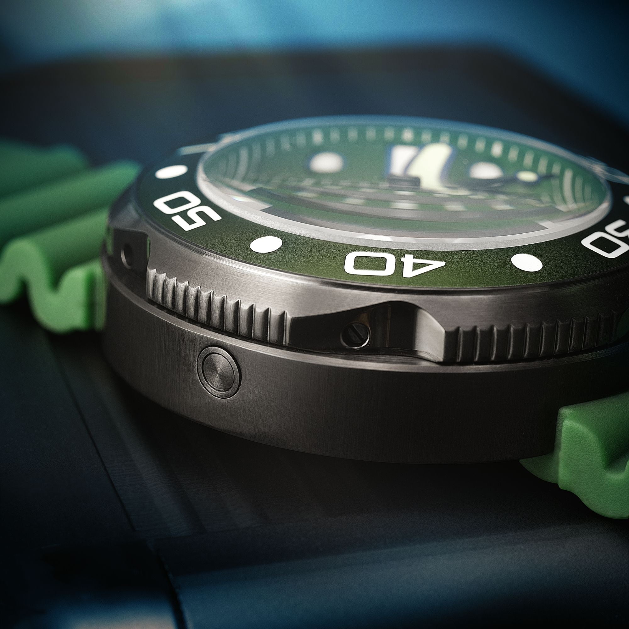 NUBEO Nubeo Ventana Skeleton Automatic Limited Edition Cedar Green Men's Watch NB-6113-02