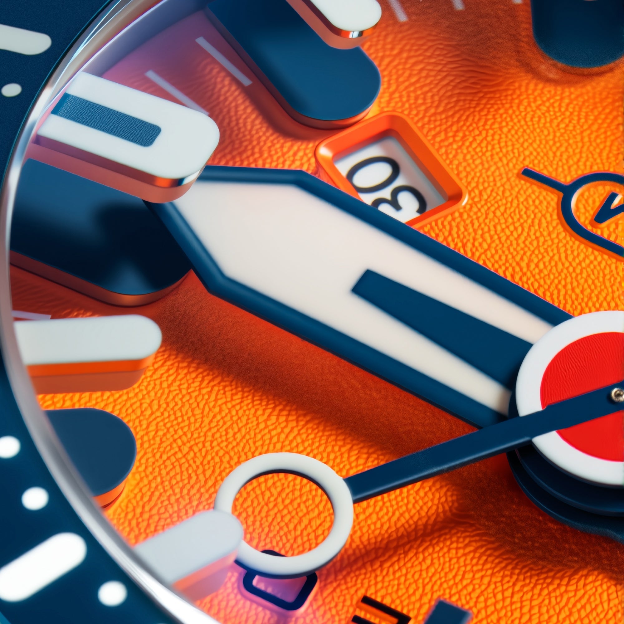 NUBEO Nubeo Aluminaut Automatic Limited Edition Blaze Orange Men's Watch NB-6115-22