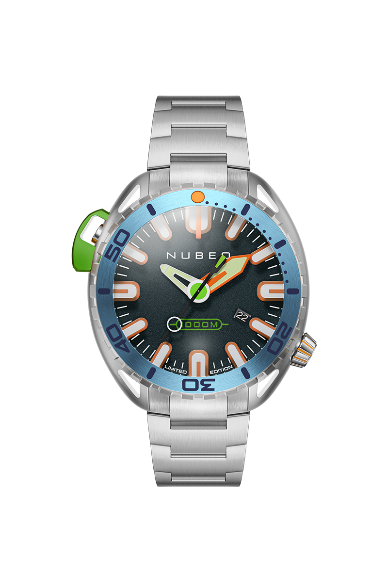 NUBEO Nubeo Aluminaut Automatic Limited Edition Marine Blue Men's Watch NB-6115-66