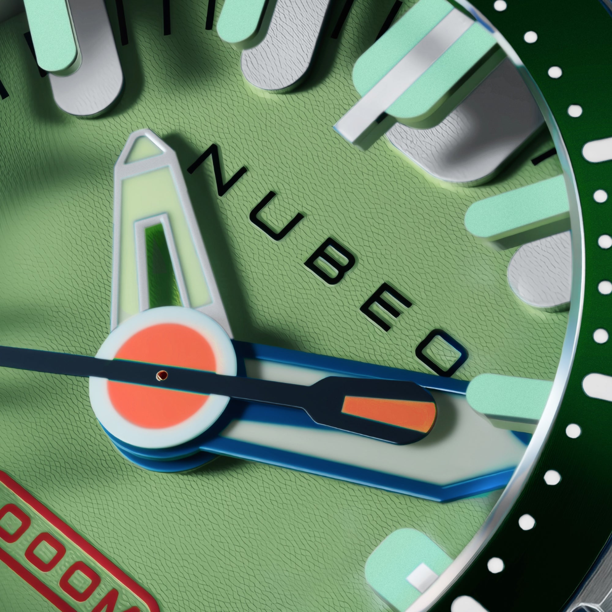 NUBEO Nubeo Aluminaut Automatic Limited Edition Sea Green Men's Watch NB-6115-99