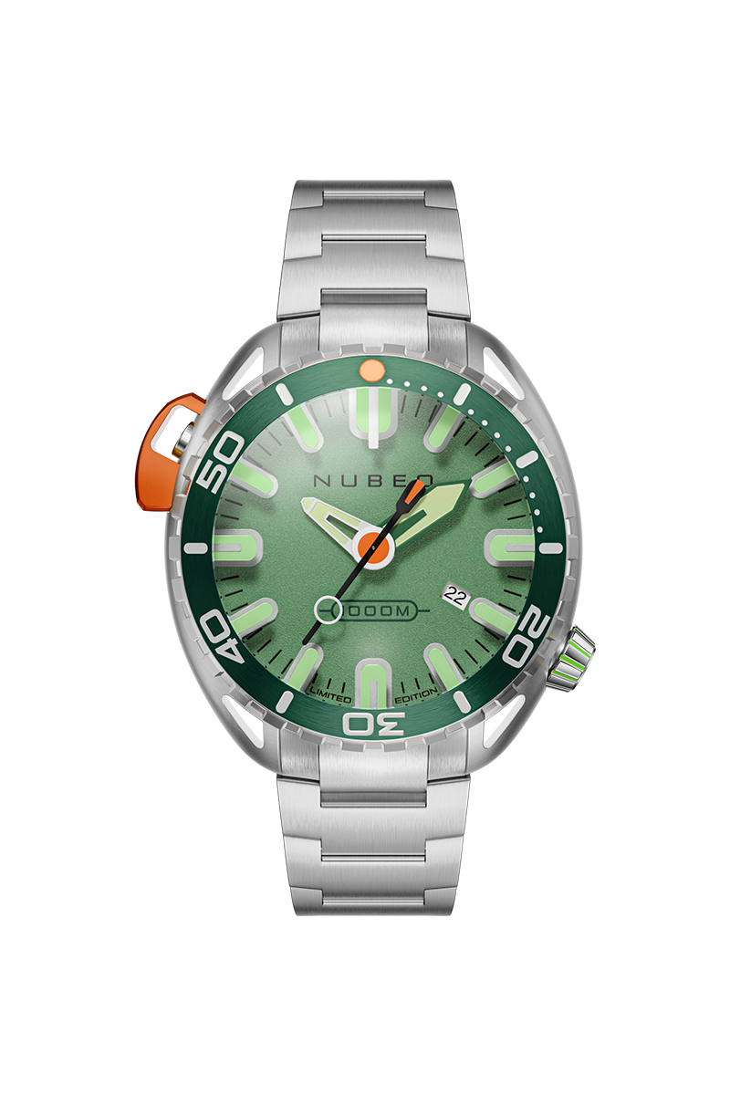 NUBEO Nubeo Aluminaut Automatic Limited Edition Sea Green Men's Watch NB-6115-99