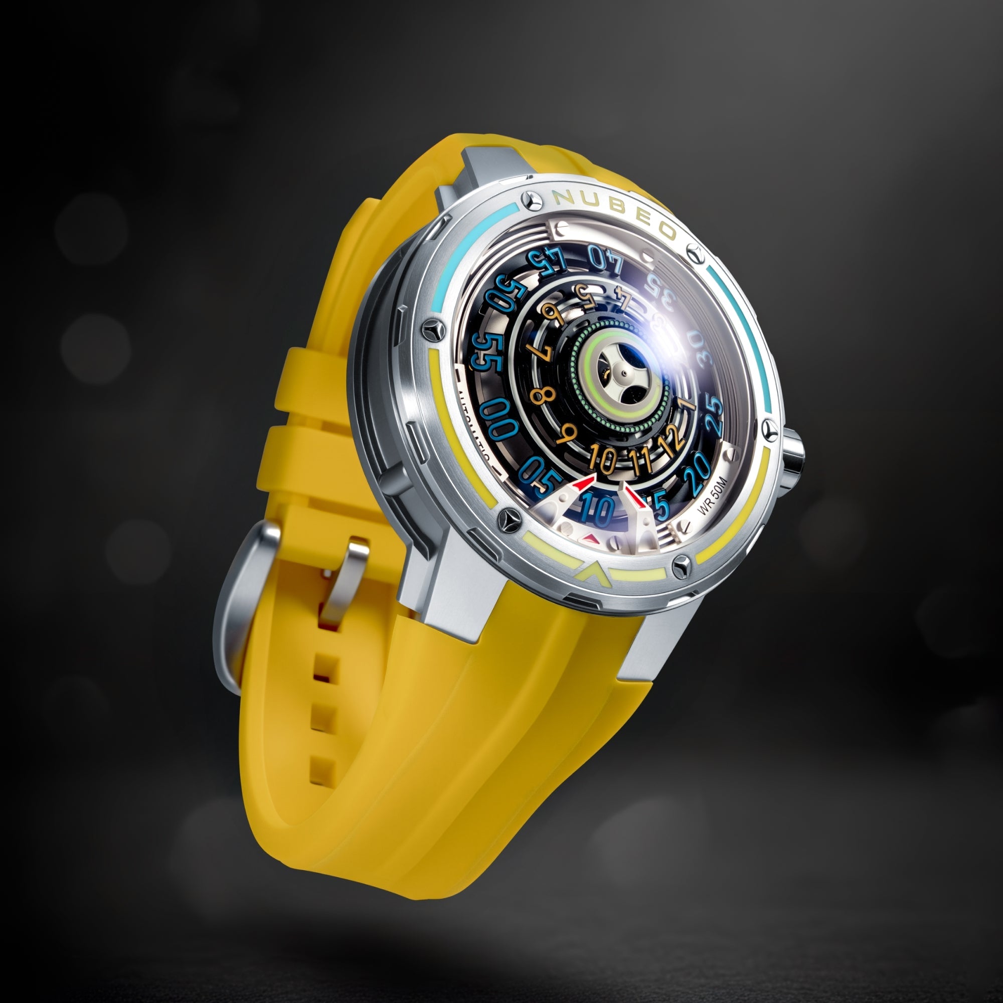 NUBEO Nubeo Orbiter Automatic Limited Edition Stellar Sunbeam Men's Watch NB-6117-05