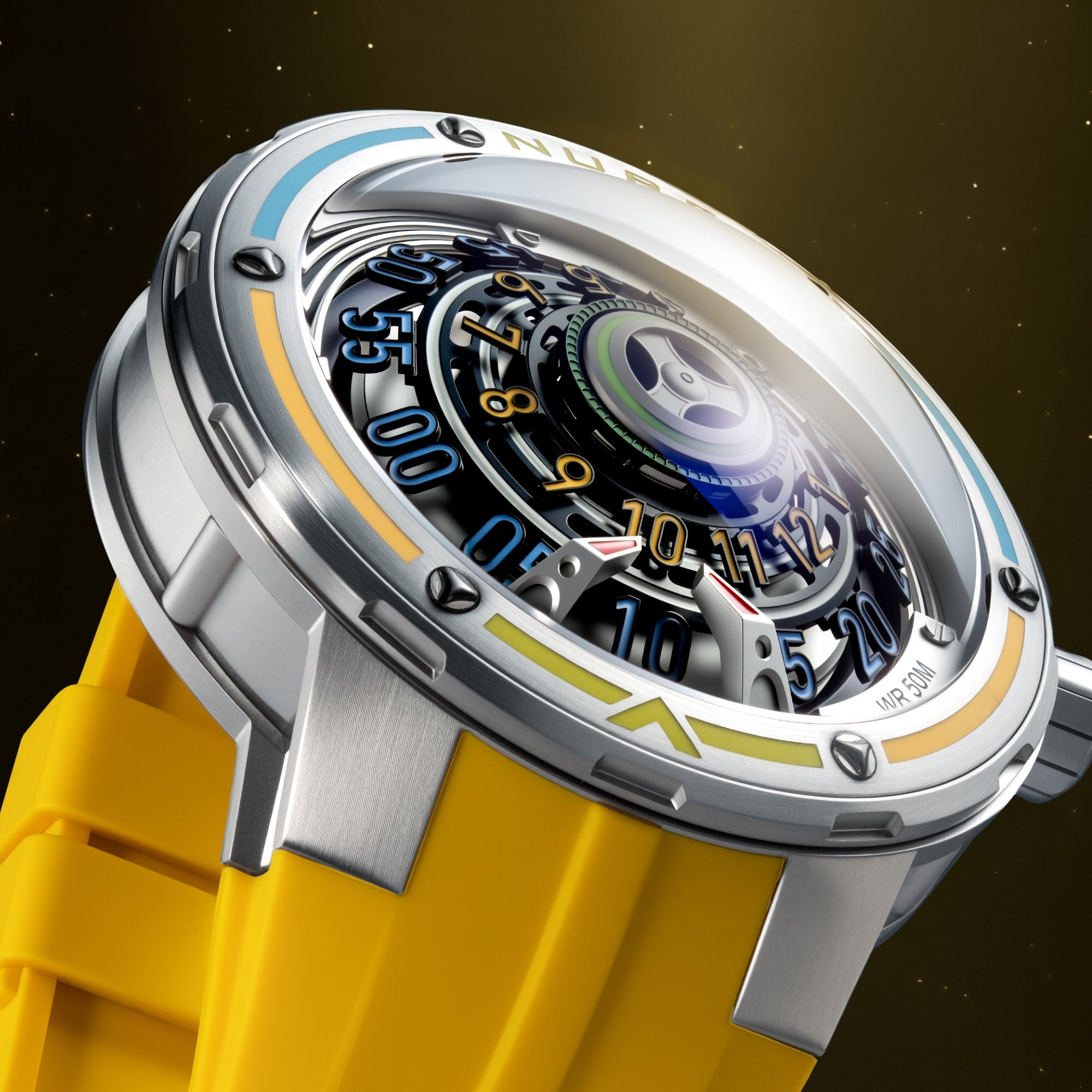 NUBEO Nubeo Orbiter Automatic Limited Edition Stellar Sunbeam Men's Watch NB-6117-05