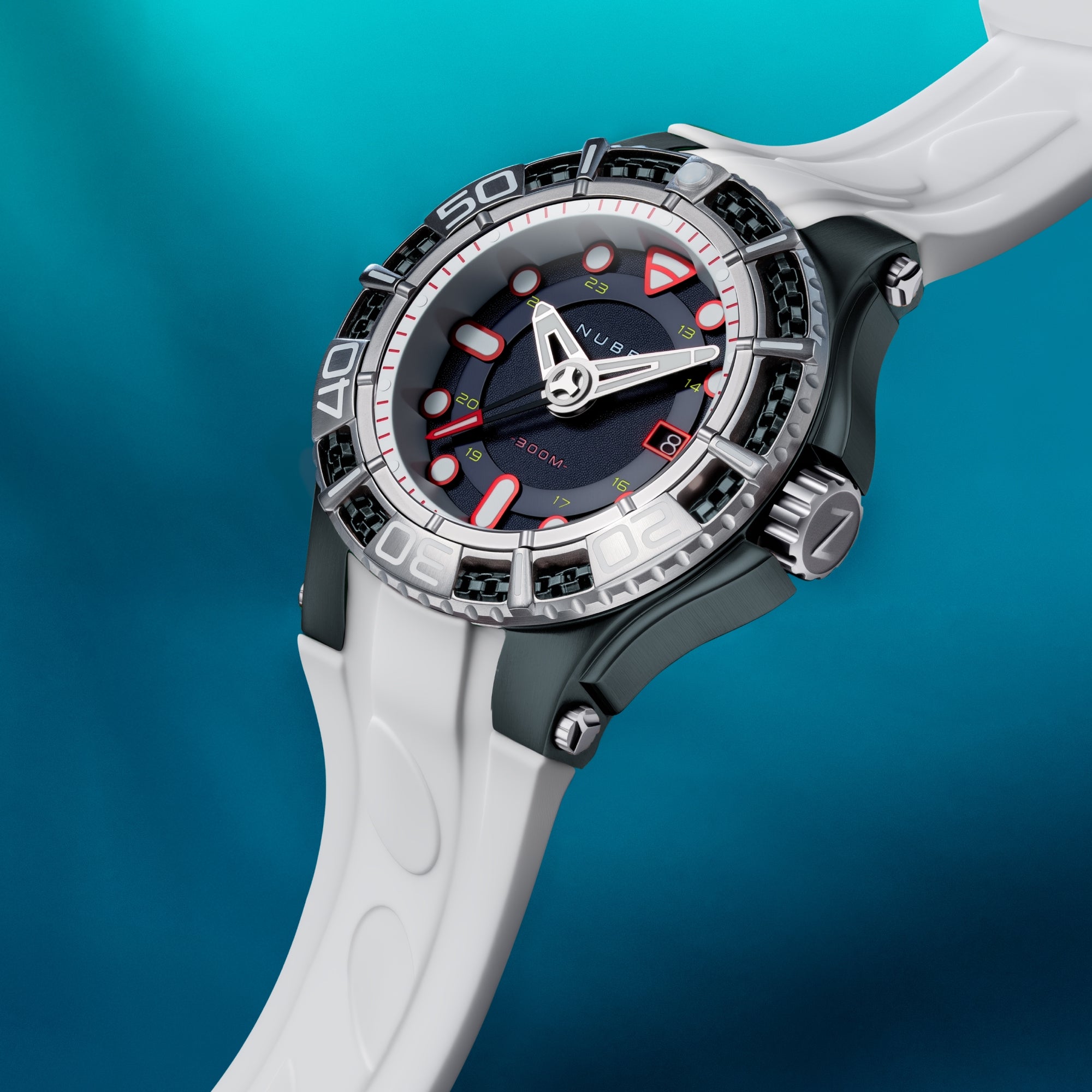 NUBEO Nubeo Manta Automatic Limited Edition Tidal Blue Men's Watch NB-6120-04