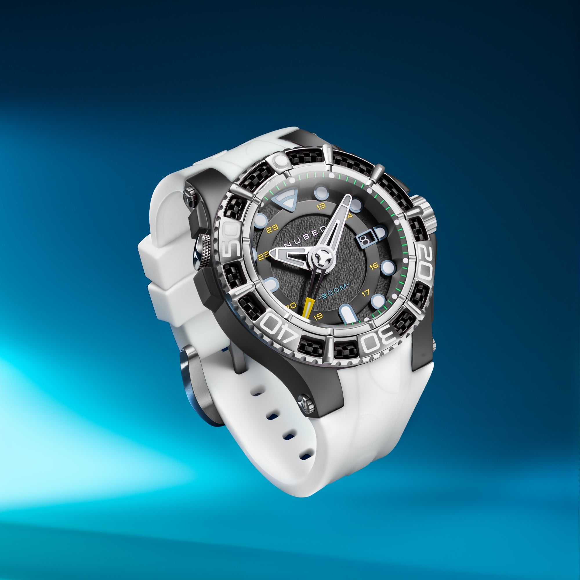 NUBEO Nubeo Manta Automatic Limited Edition Ocean Fog Men's Watch NB-6120-05