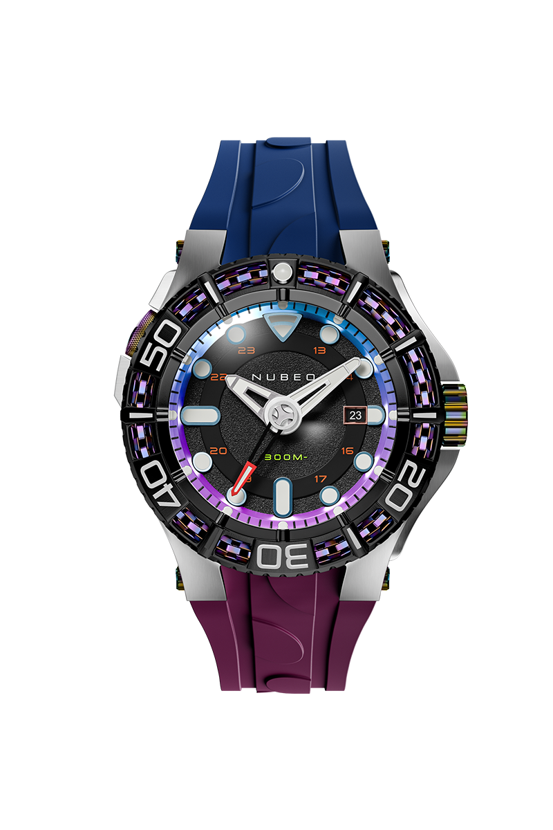 NUBEO Nubeo Manta Automatic Limited Edition Aqua Aurora Men's Watch NB-6120-07