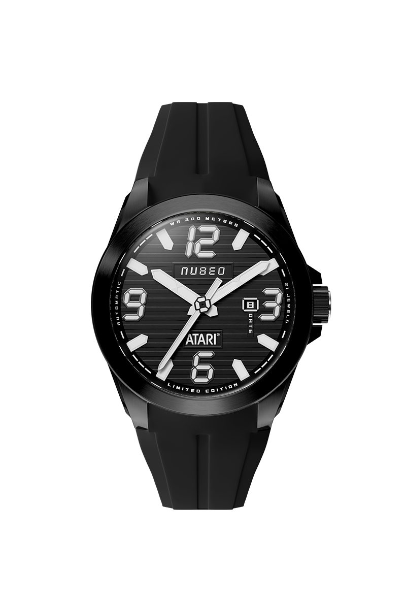 Nubeo Torrent Automatic Atari Rainbow Limited Edition Shadow Console Men's Watch NB-6121-04