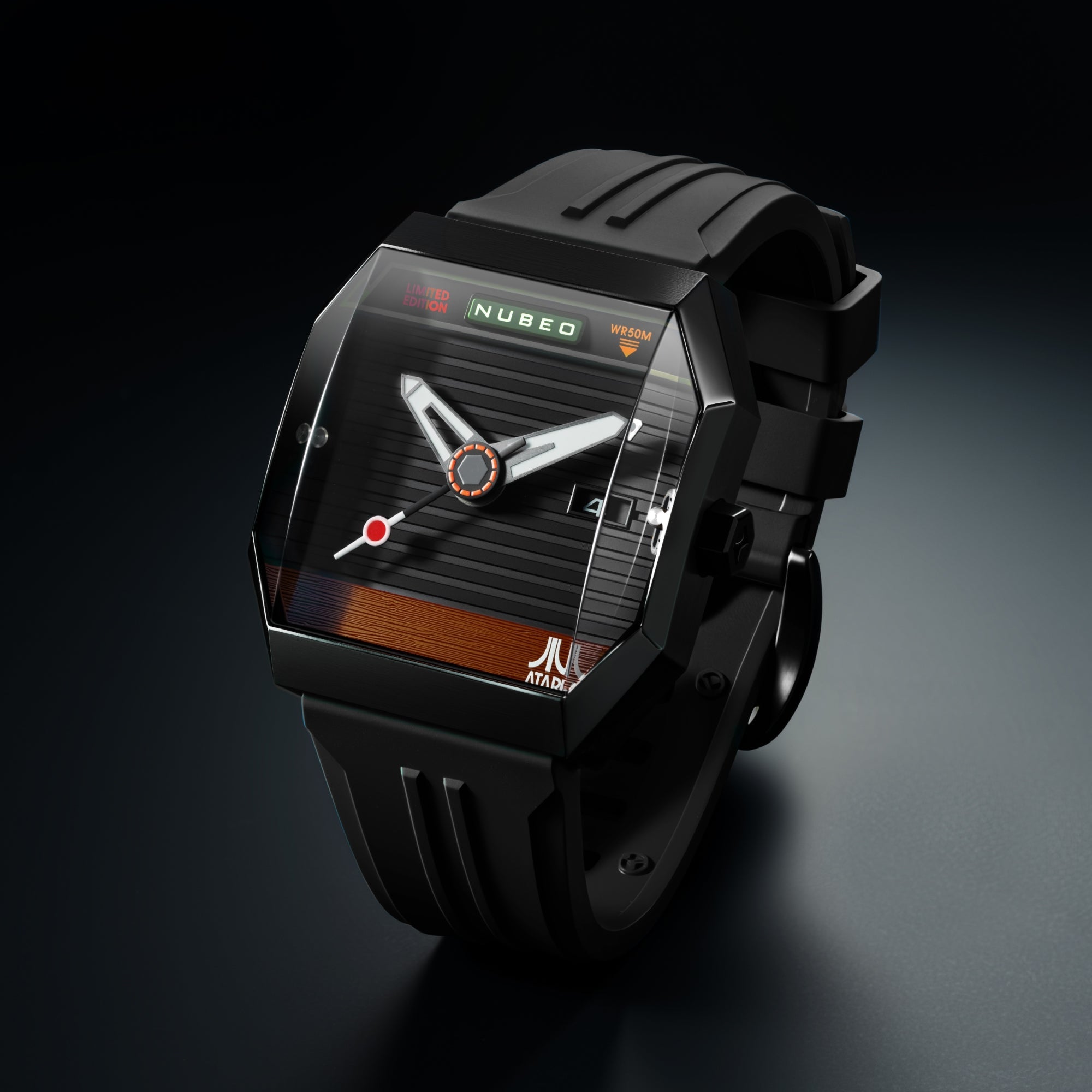Nubeo Console Automatic Atari 2600 Limited Edition Retro Void Men's Watch NB-6123-03