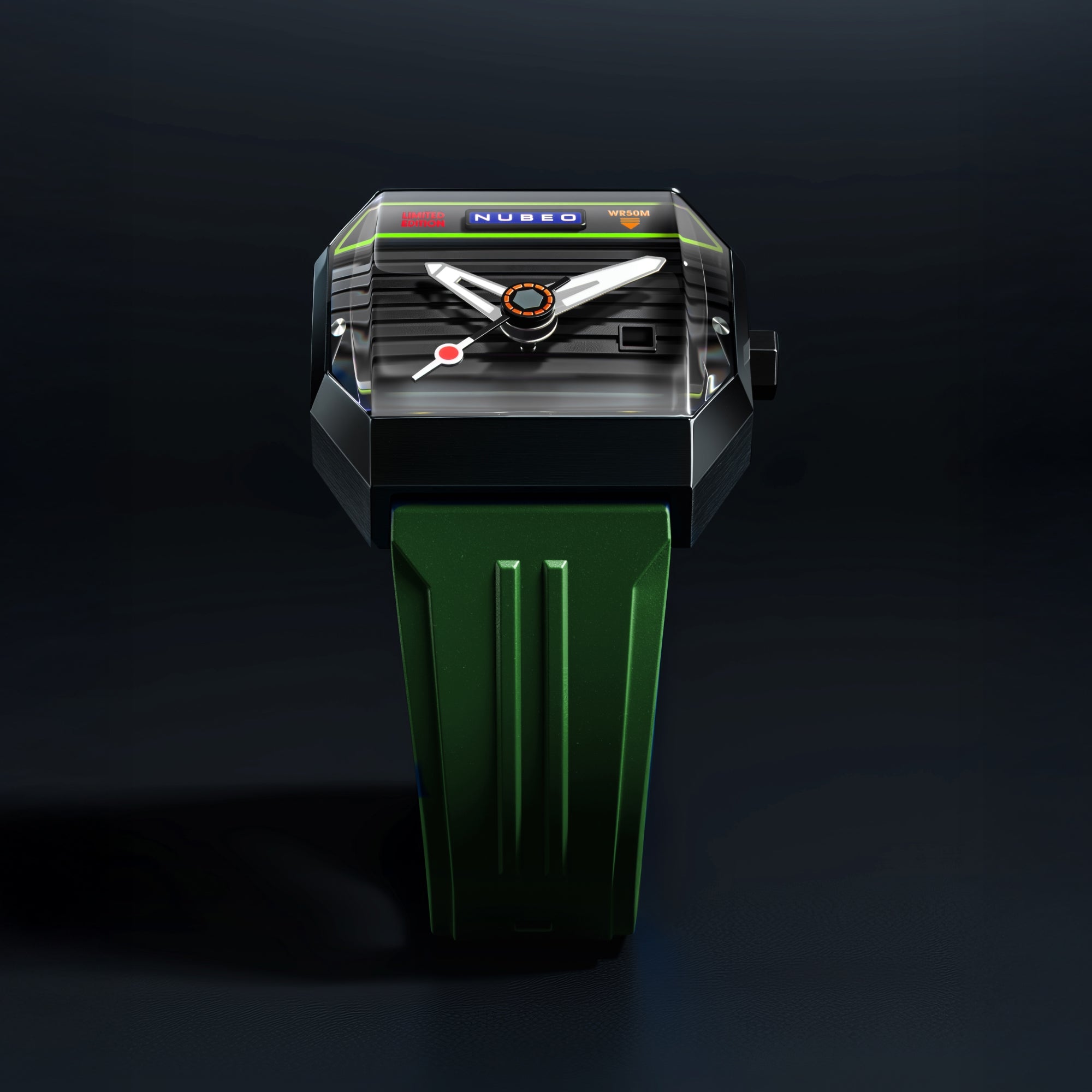 Nubeo Console Automatic Atari 2600 Limited Edition Arcade Forest Men's Watch NB-6123-05