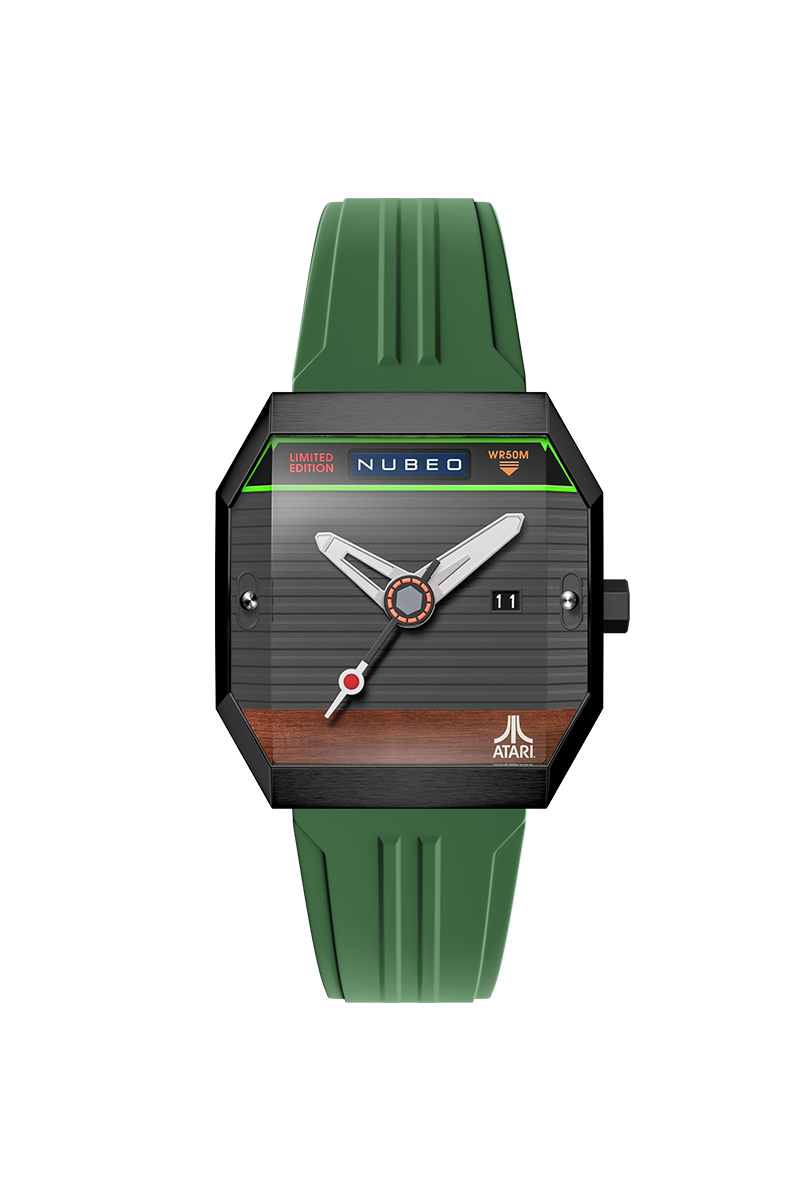 NUBEO Nubeo Console Automatic Atari 2600 Limited Edition Arcade Forest Men's Watch NB-6123-05