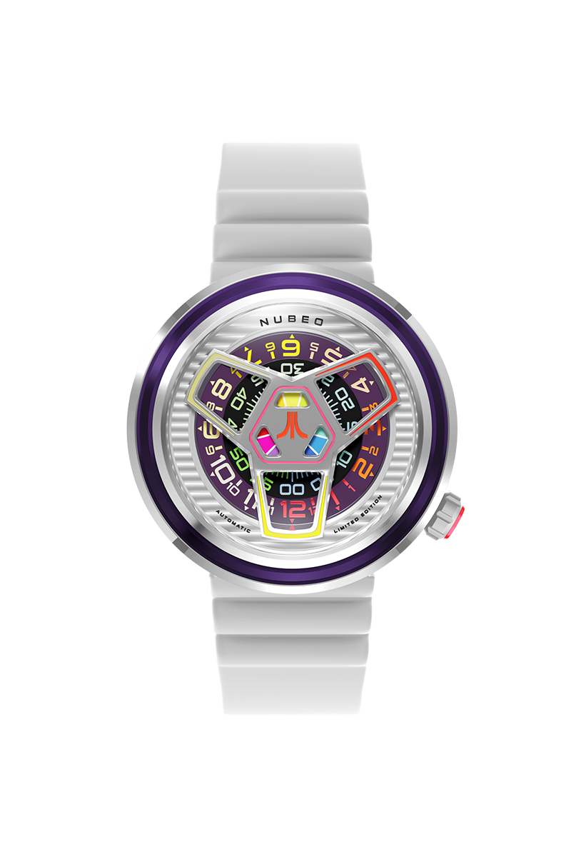 Nubeo Ventana Automatic Atari Retro Gamer Limited Edition Pixel Pulse Men's Watch NB-6125-01