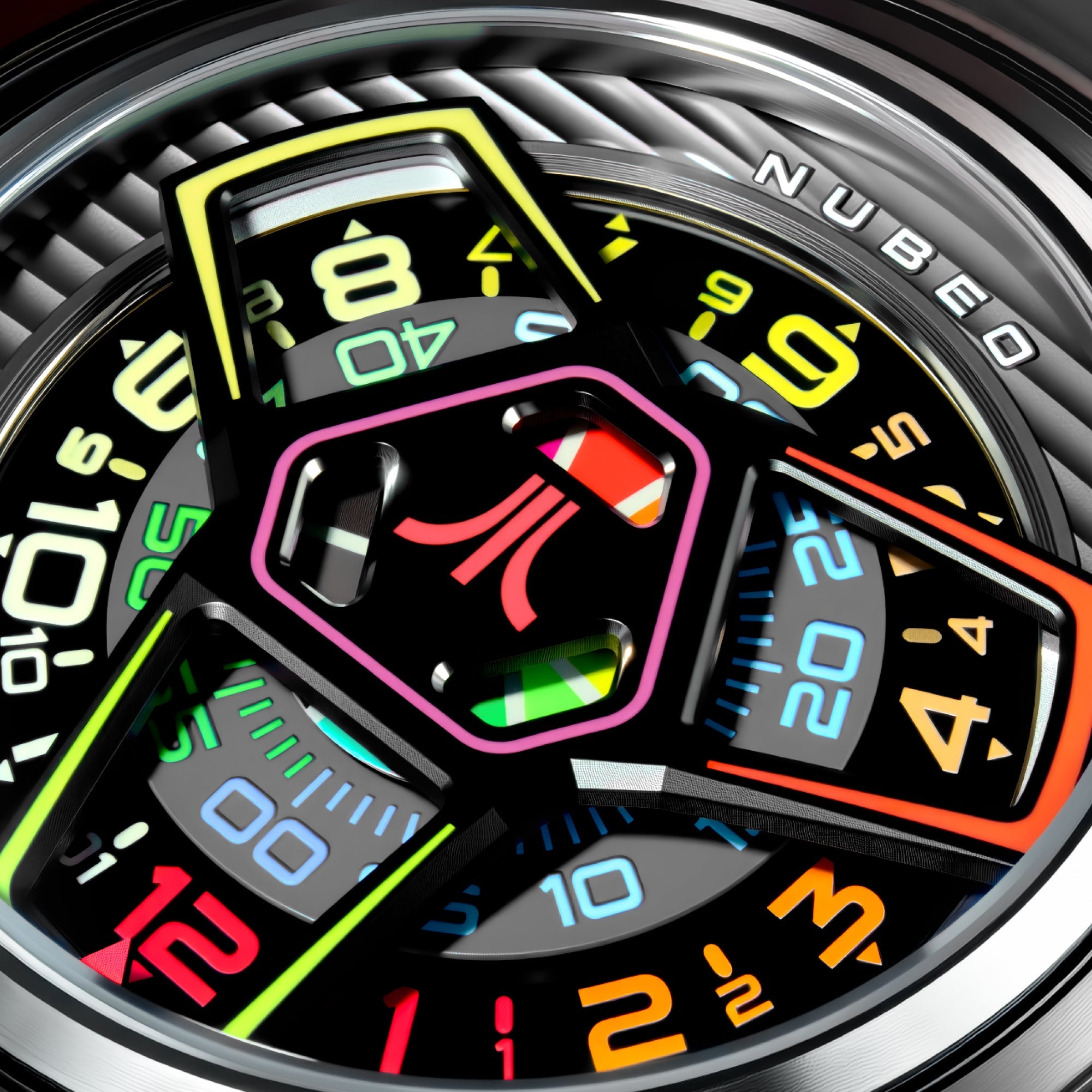 Nubeo Ventana Automatic Atari Retro Gamer Limited Edition Retro Rhythm Men's Watch NB-6125-02