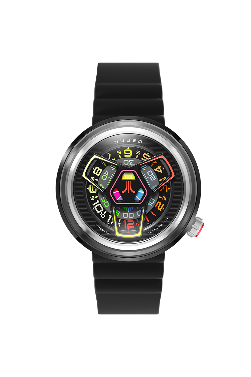 Nubeo Ventana Automatic Atari Retro Gamer Limited Edition Retro Rhythm Men's Watch NB-6125-02