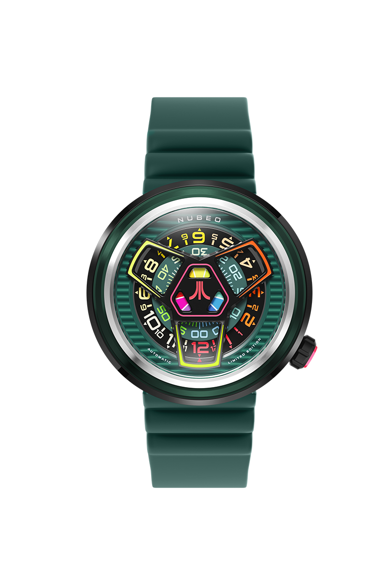 Nubeo Ventana Automatic Atari Retro Gamer Limited Edition Arcade Aura Men's Watch NB-6125-04