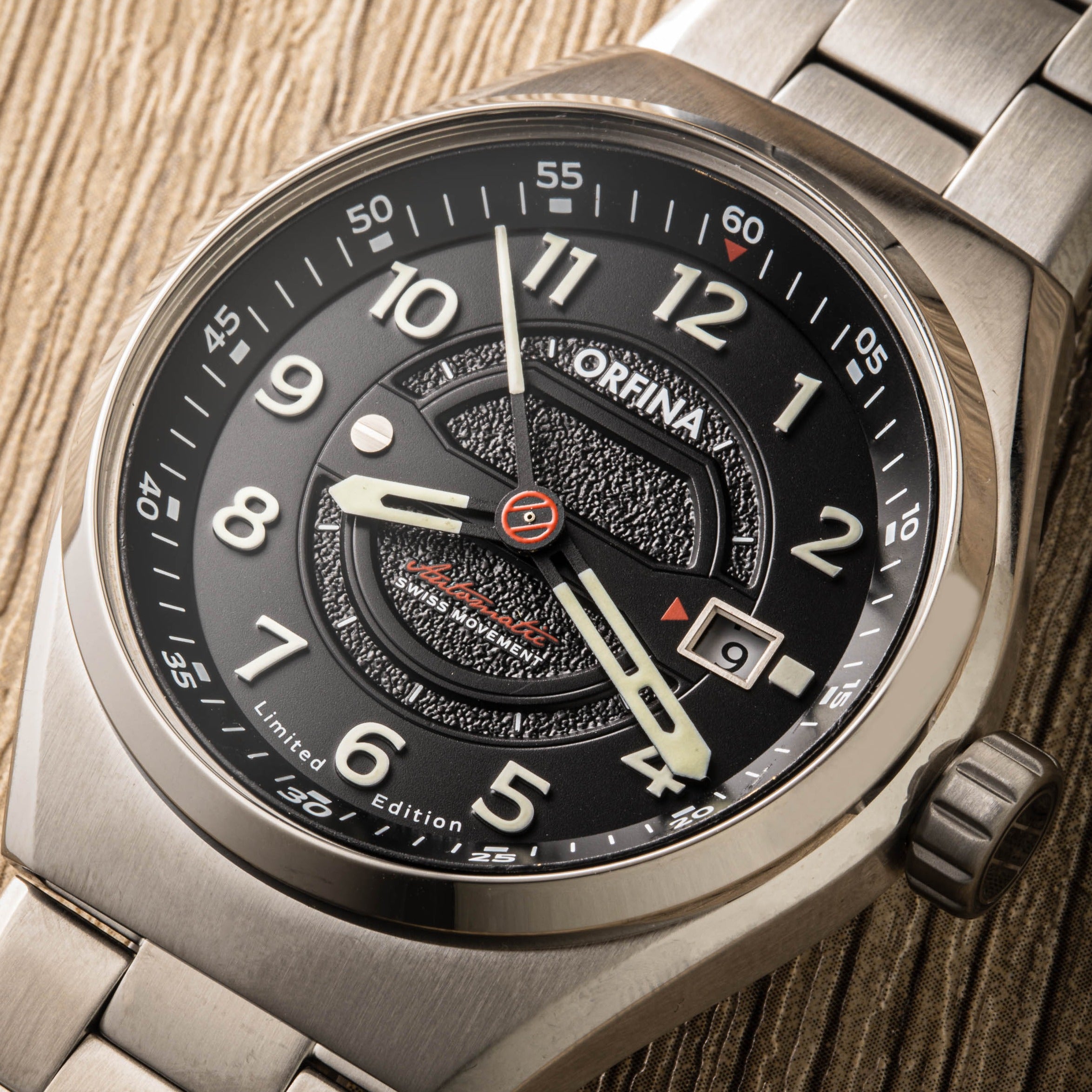 ORFINA Orfina Racing Swiss Automatic Black Zero-One (Founder's Edition) Men's Watch OF-0001-11