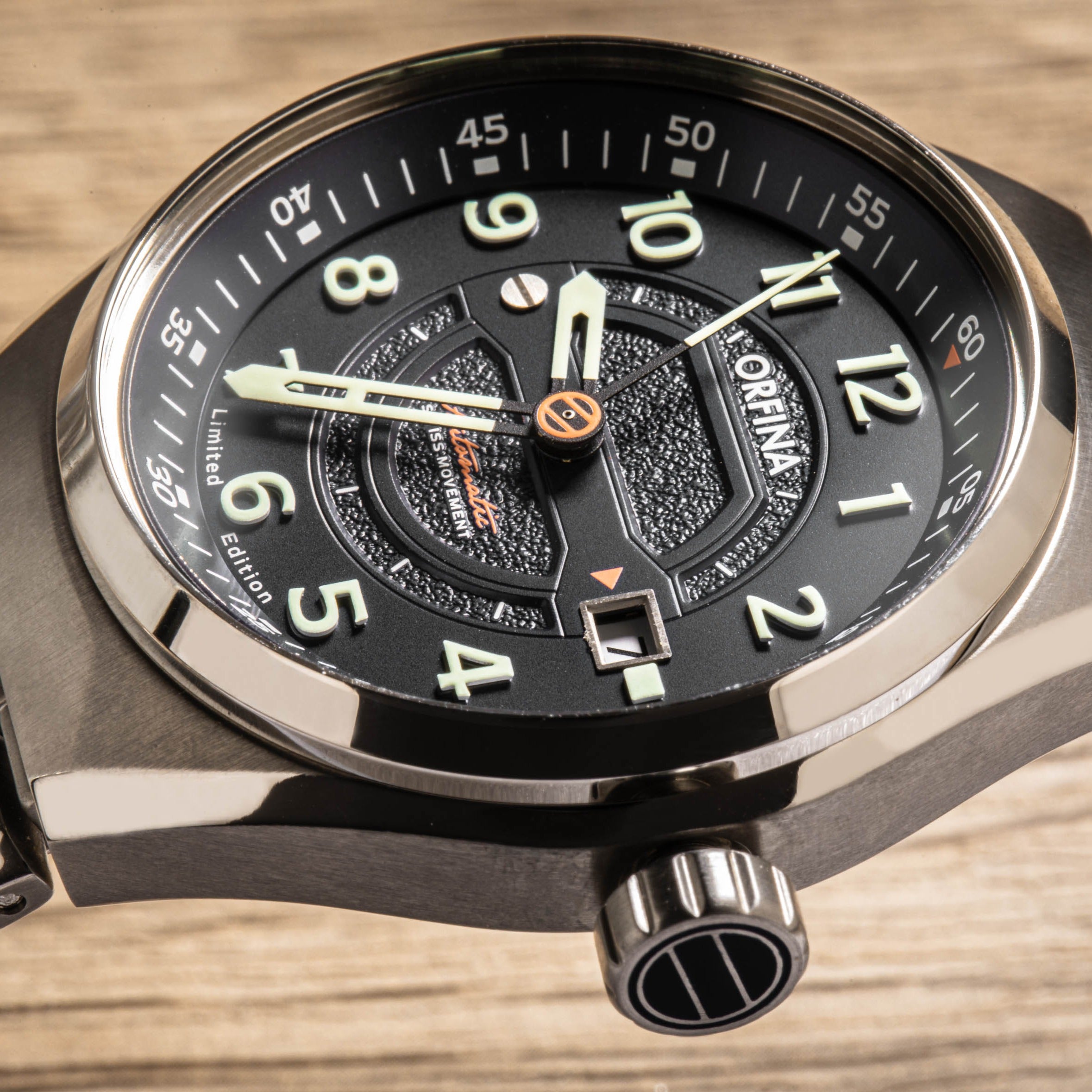 ORFINA Orfina Racing Swiss Automatic Black Zero-One (Founder's Edition) Men's Watch OF-0001-11