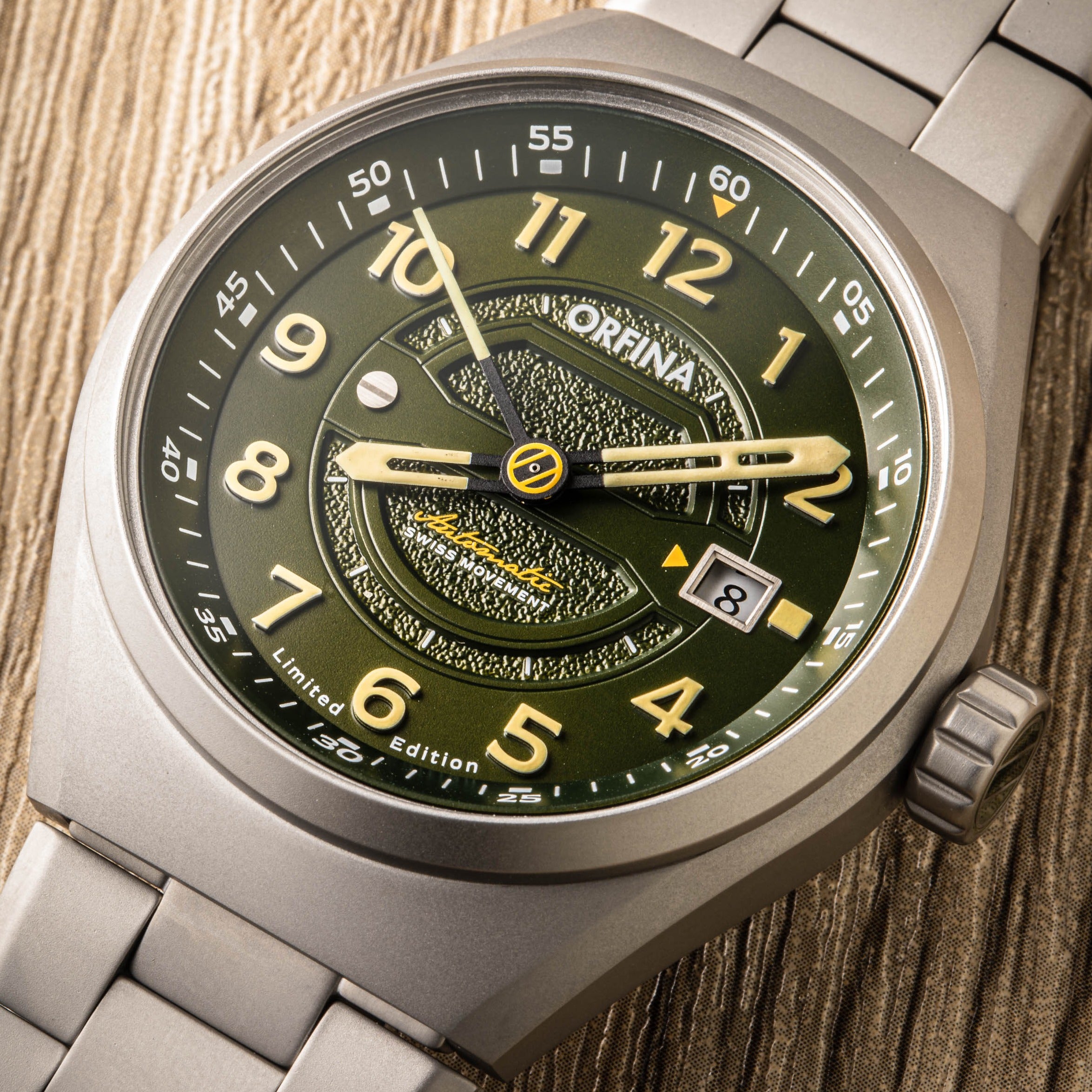 ORFINA Orfina Racing Swiss Automatic Green Zero-One (Founder's Edition) Men's Watch OF-0001-33