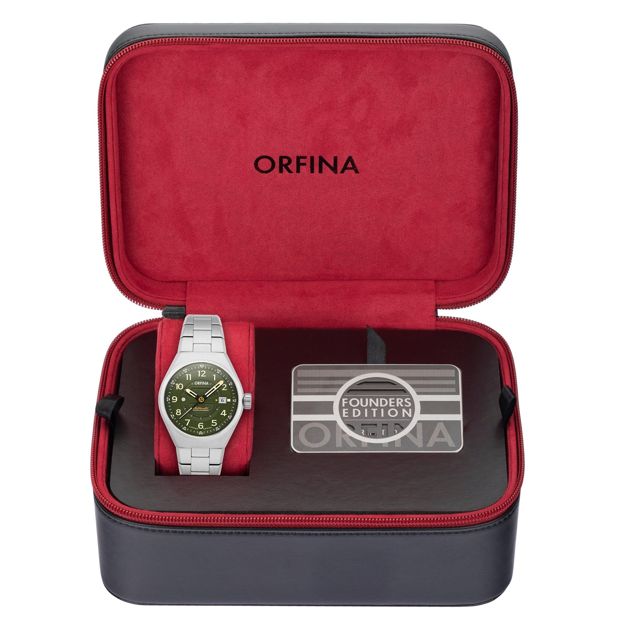 ORFINA Orfina Racing Swiss Automatic Green Zero-One (Founder's Edition) Men's Watch OF-0001-33