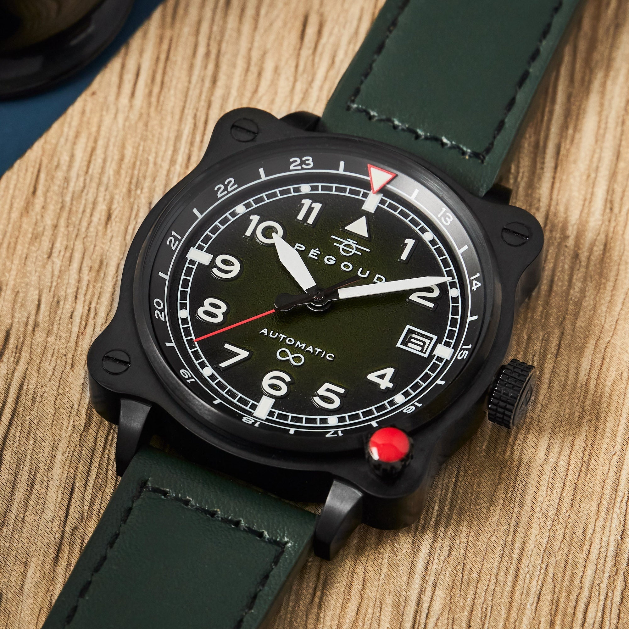 PEGOUD Pegoud Cabine Automatic Storm Black Men's Watch PG-9017-05