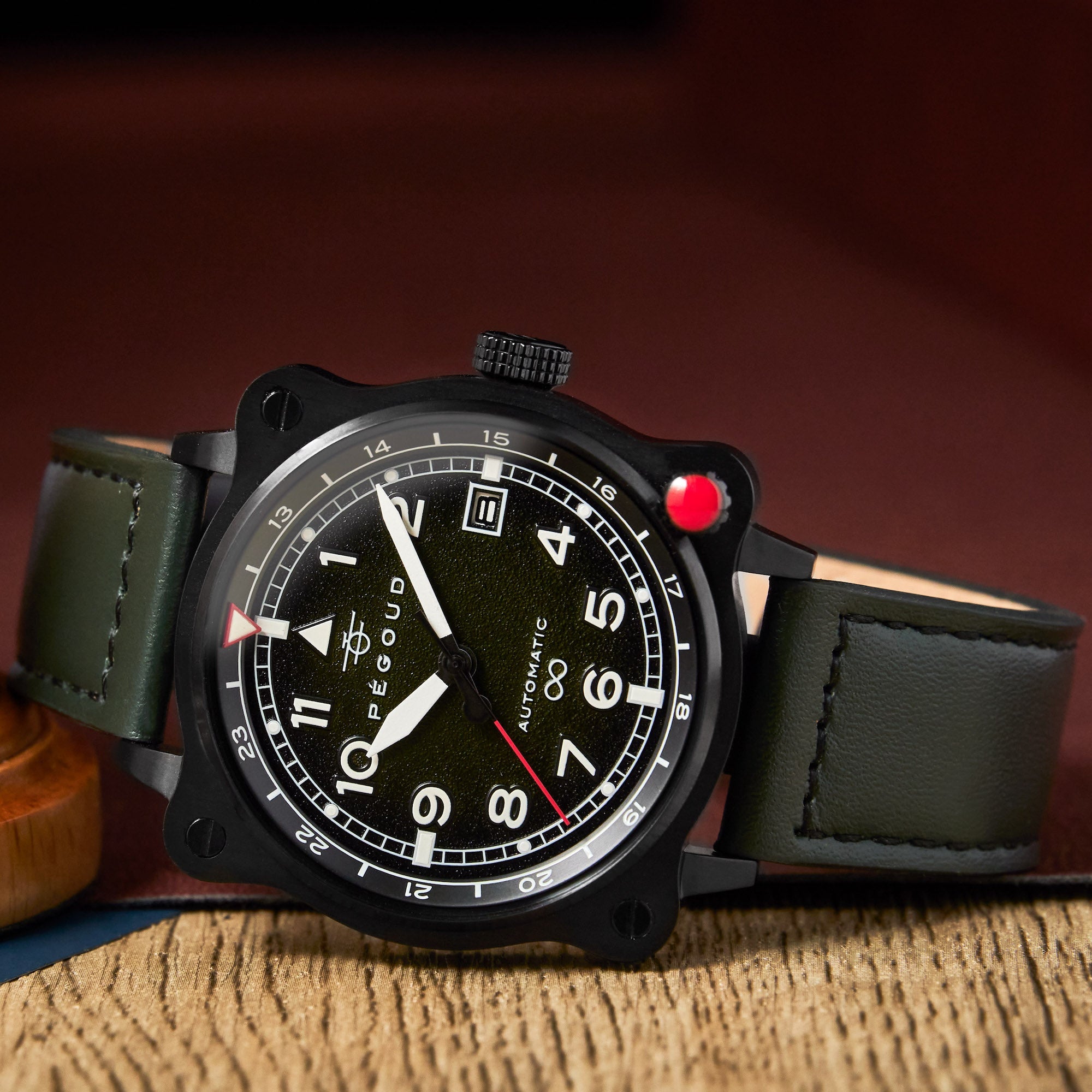 PEGOUD Pegoud Cabine Automatic Storm Black Men's Watch PG-9017-05