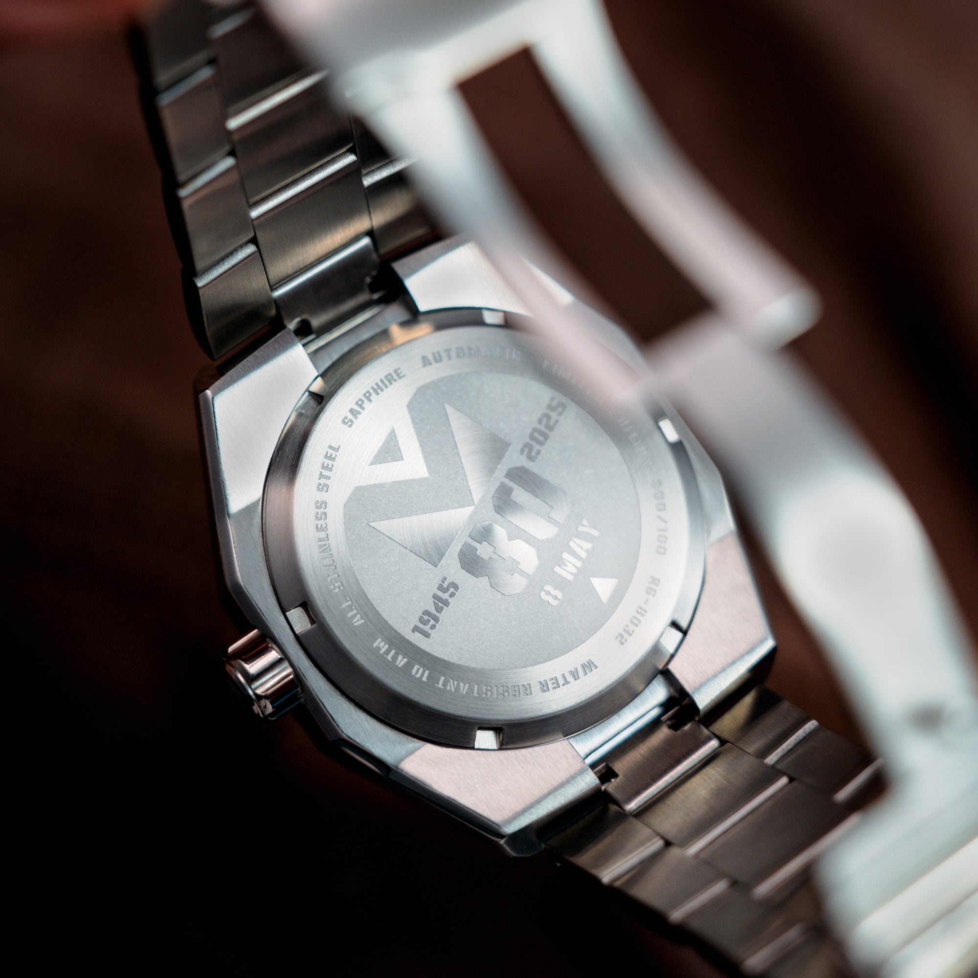 RGMT RGMT Field Master Automatic VE-Day 80TH Limited Edition Commemoration Black Men's Watch RG-8032-DD