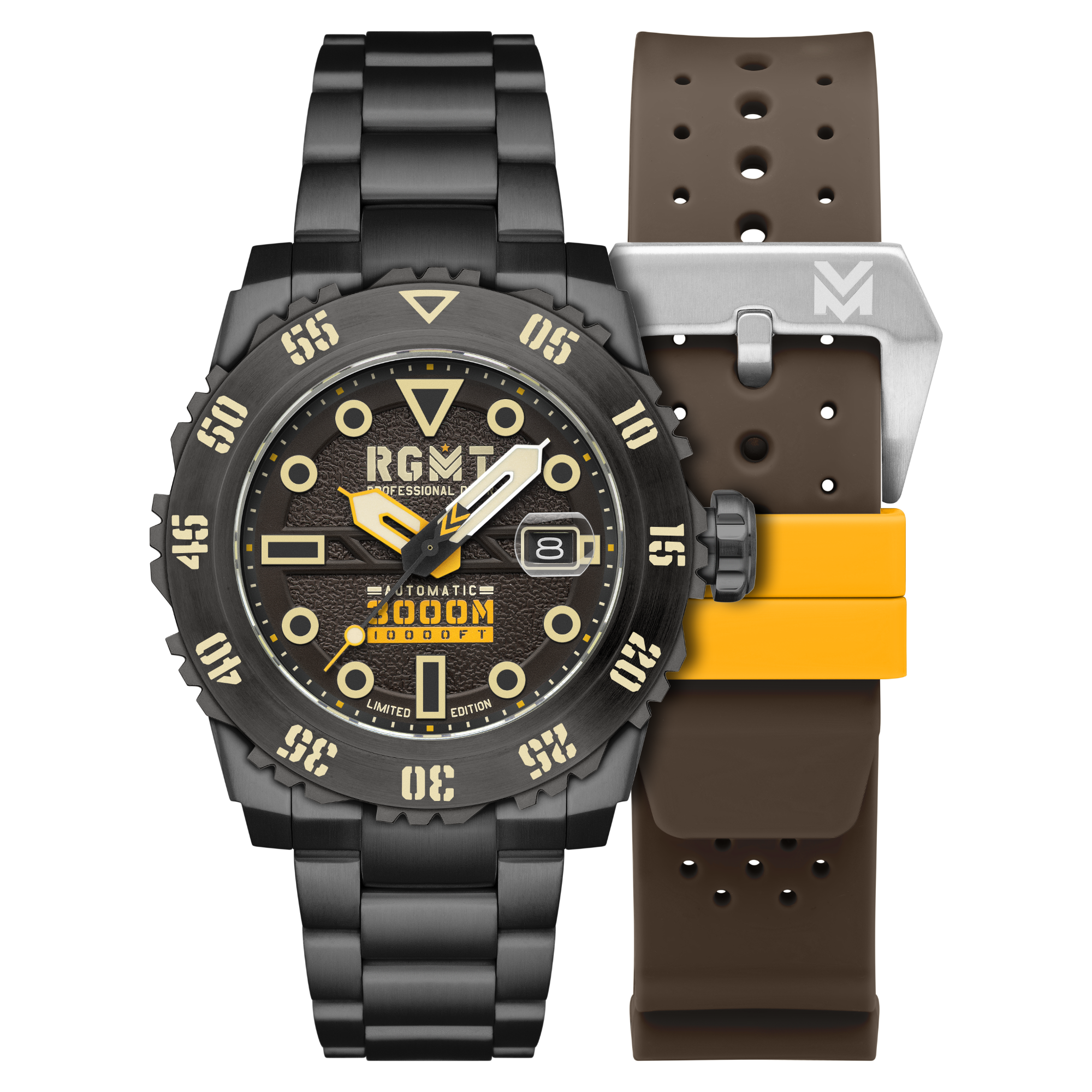 RGMT RGMT Ohio Automatic Limited Edition Chocolate Brown Watch RG-8034-0E