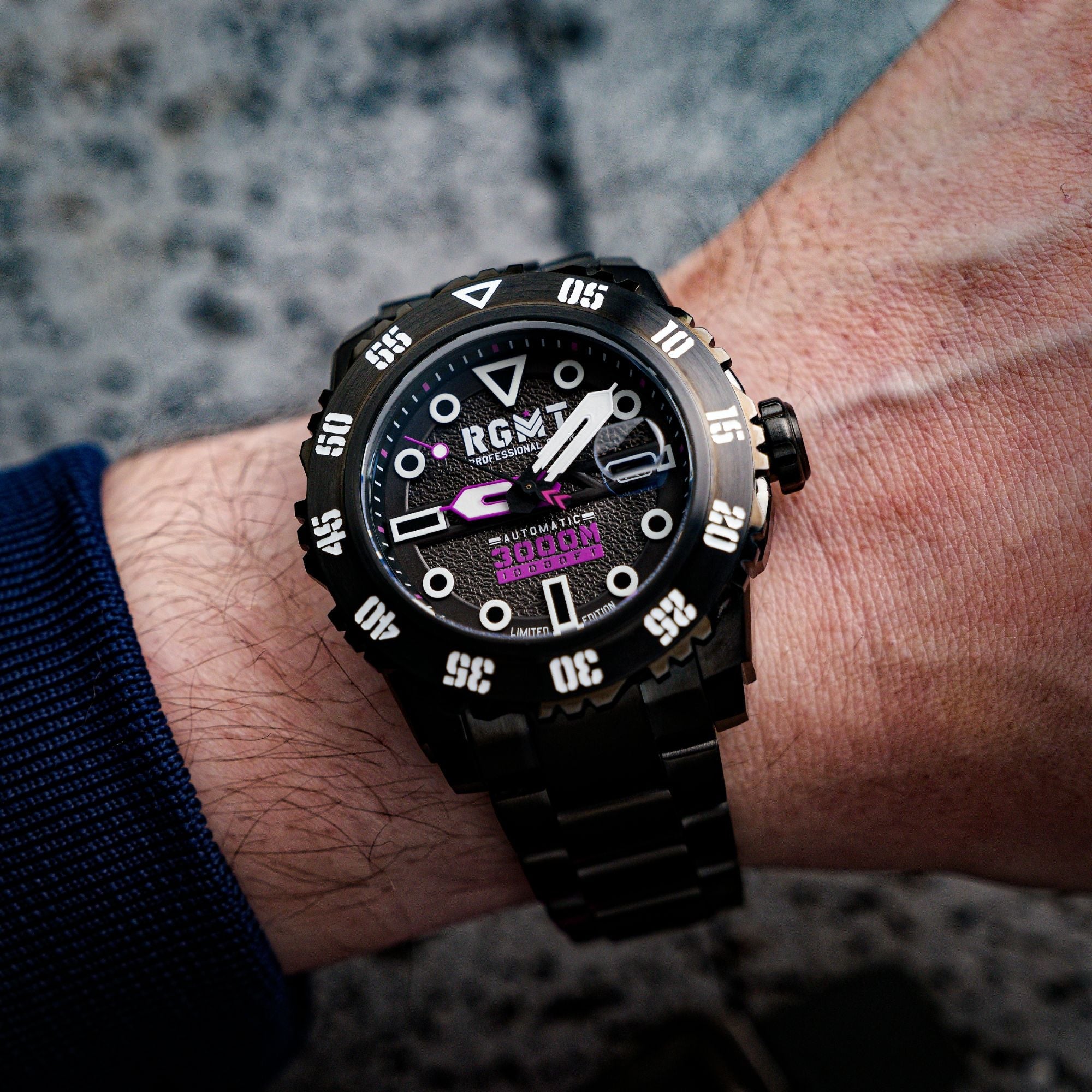 RGMT RGMT Ohio Automatic Limited Edition Fuchsia Black Watch RG-8034-0F