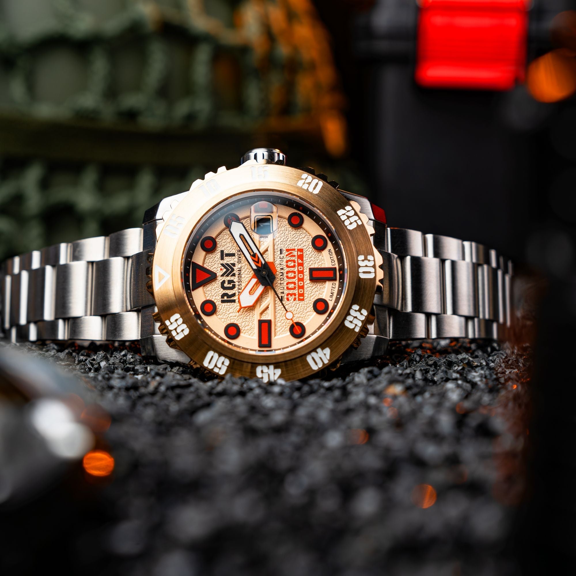 RGMT RGMT Ohio Automatic Limited Edition Tawny Brown Watch RG-8034-0H