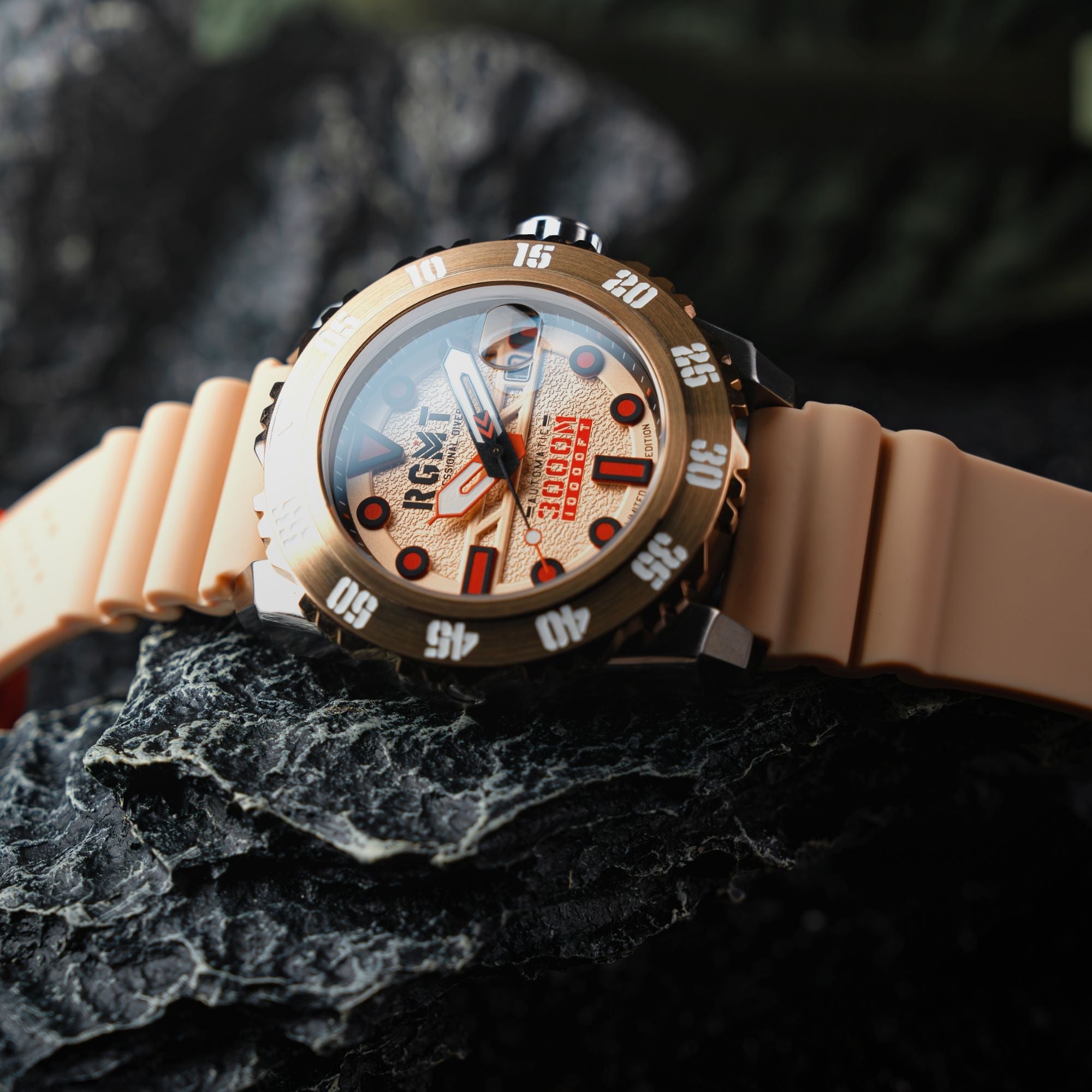 RGMT RGMT Ohio Automatic Limited Edition Tawny Brown Watch RG-8034-0H