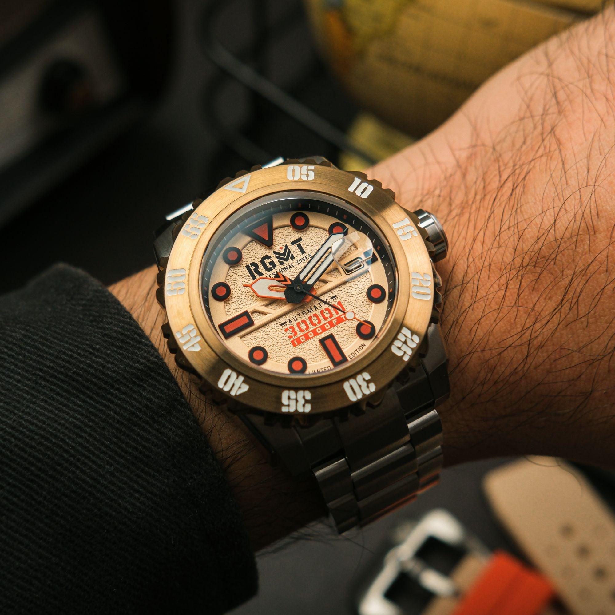 RGMT RGMT Ohio Automatic Limited Edition Tawny Brown Watch RG-8034-0H