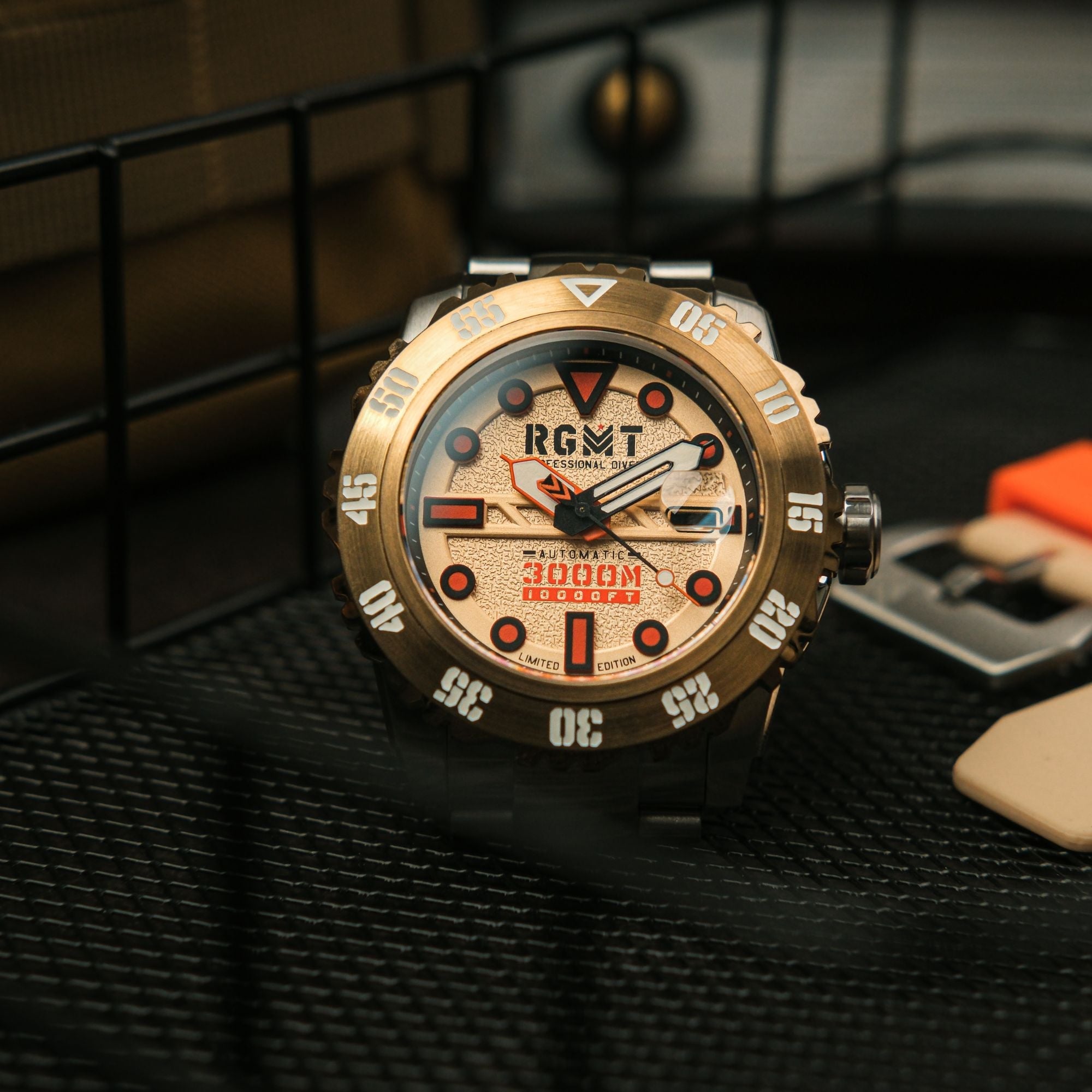 RGMT RGMT Ohio Automatic Limited Edition Tawny Brown Watch RG-8034-0H