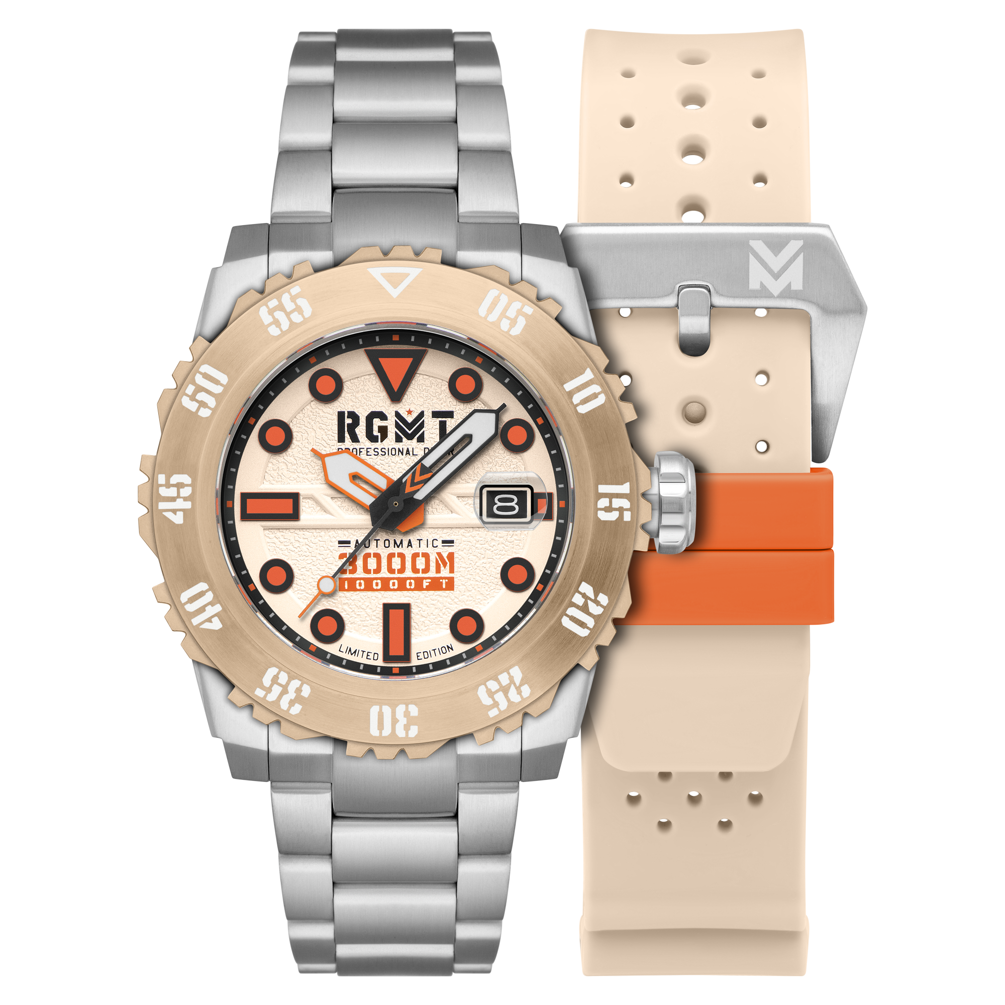 RGMT RGMT Ohio Automatic Limited Edition Tawny Brown Watch RG-8034-0H