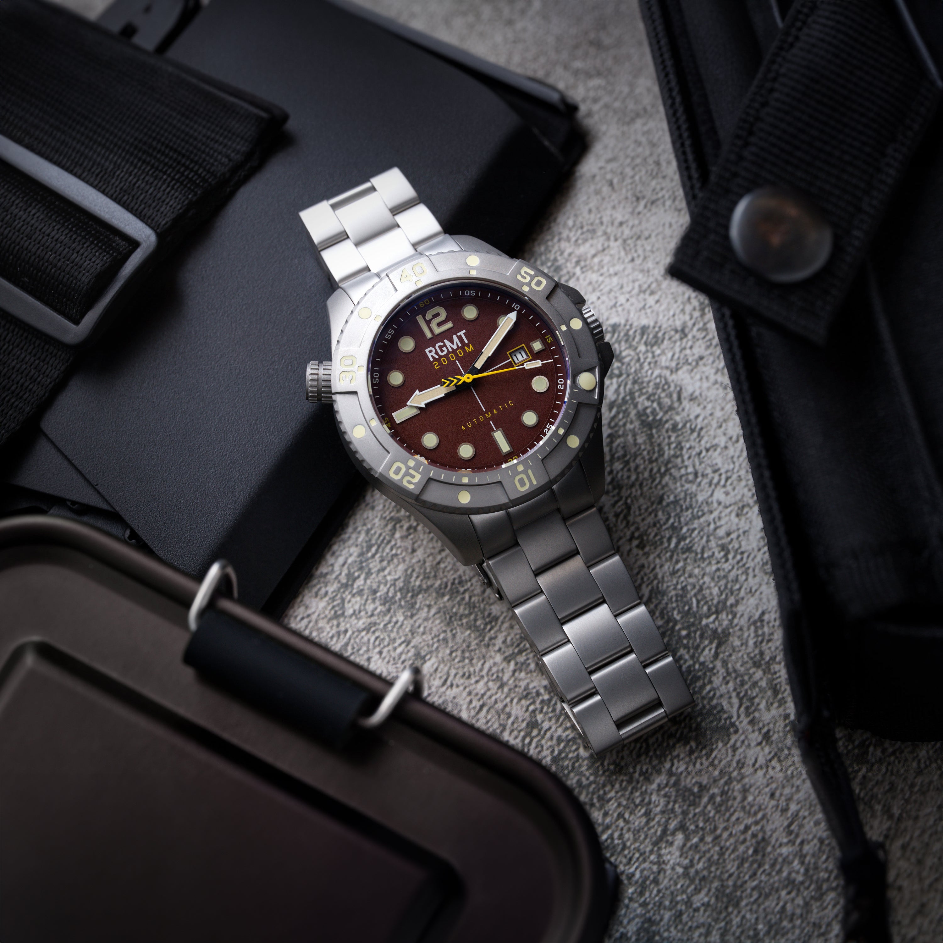RGMT RGMT Demolition Automatic Men's Japanese Automatic Brown Watch RG-8037-44