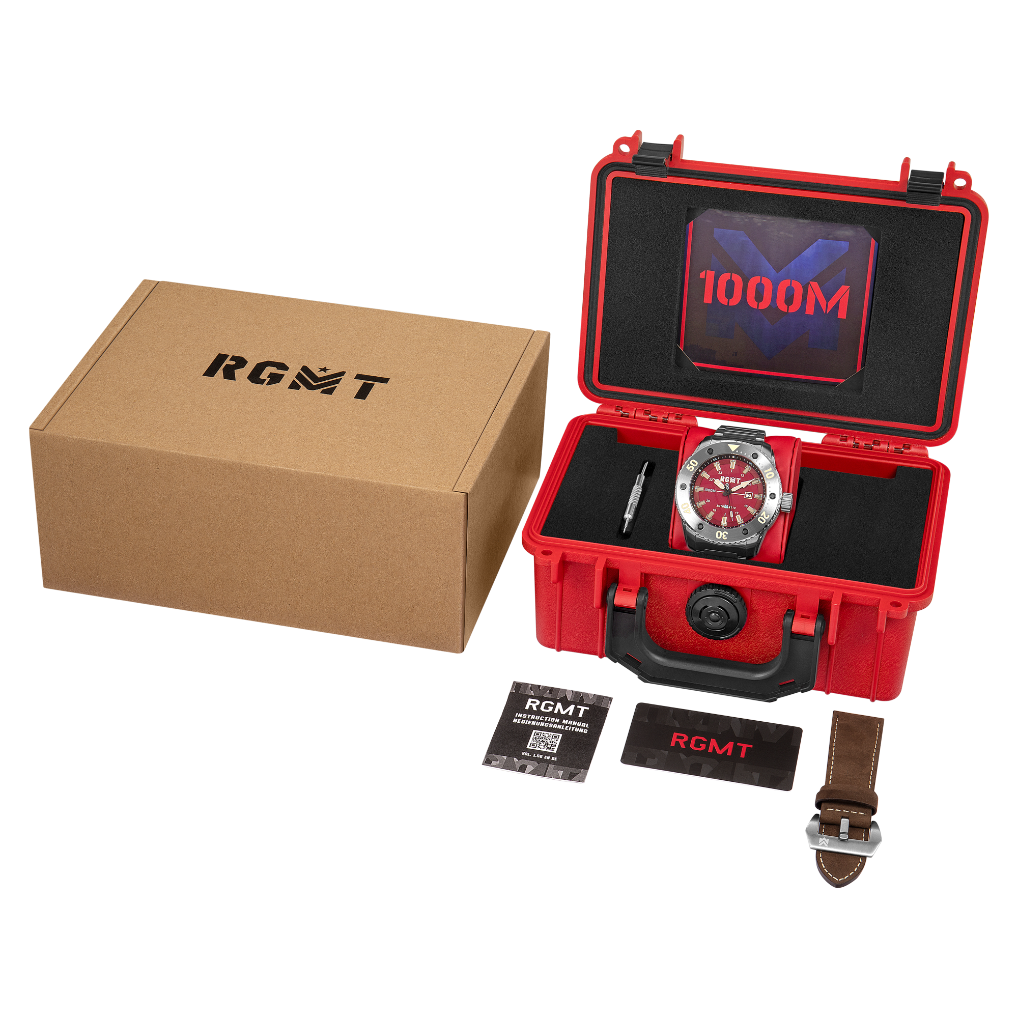 RGMT RGMT All-Brite Automatic Men's Surge Red Watch RG-8056-33